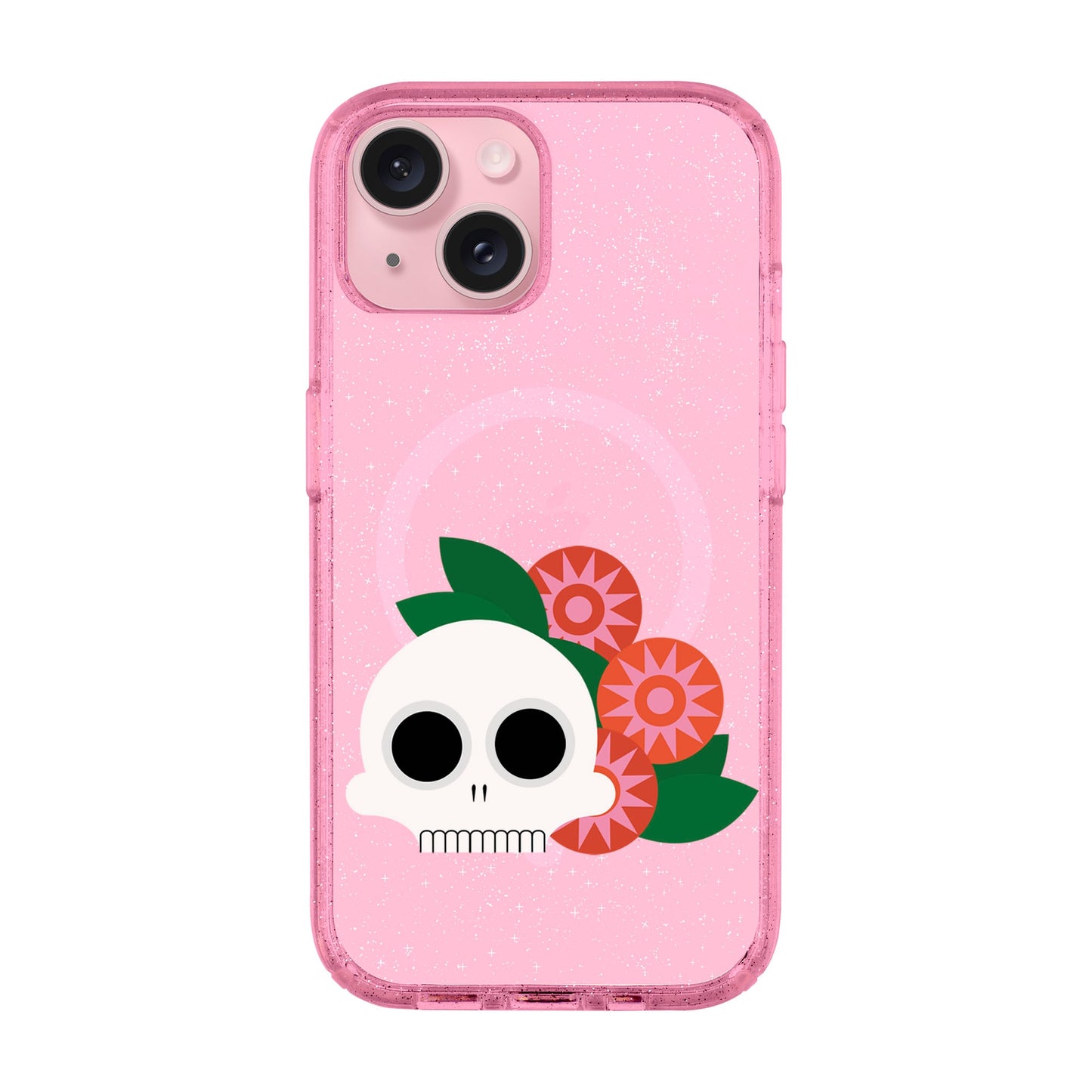 MEMENTO BLOOM-iPhone 15 Plus Shiny Kılıf MagSafe Özellikli