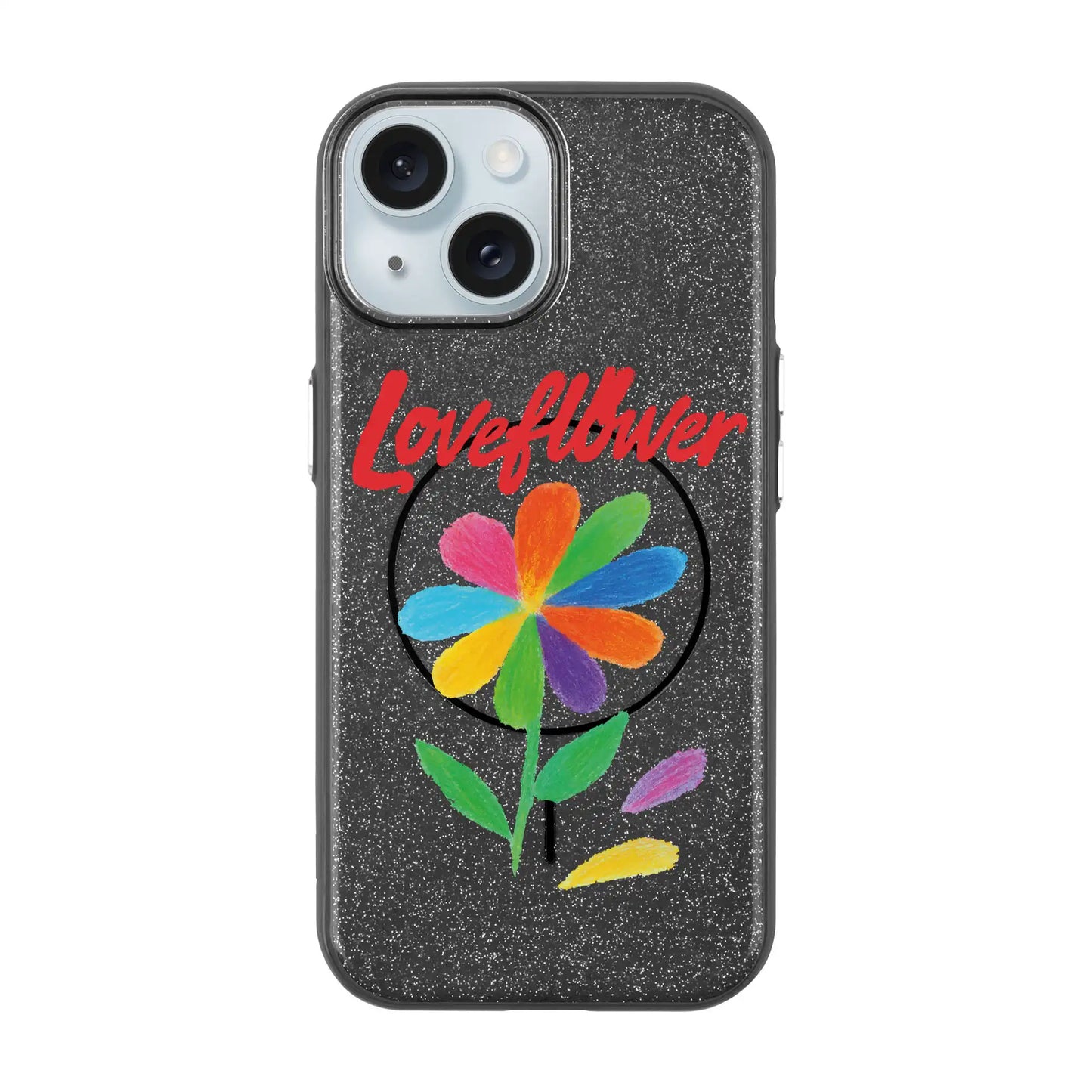 LOVE FLOWER-iPhone 14 Plus Radiant Kılıf MagSafe Özellikli