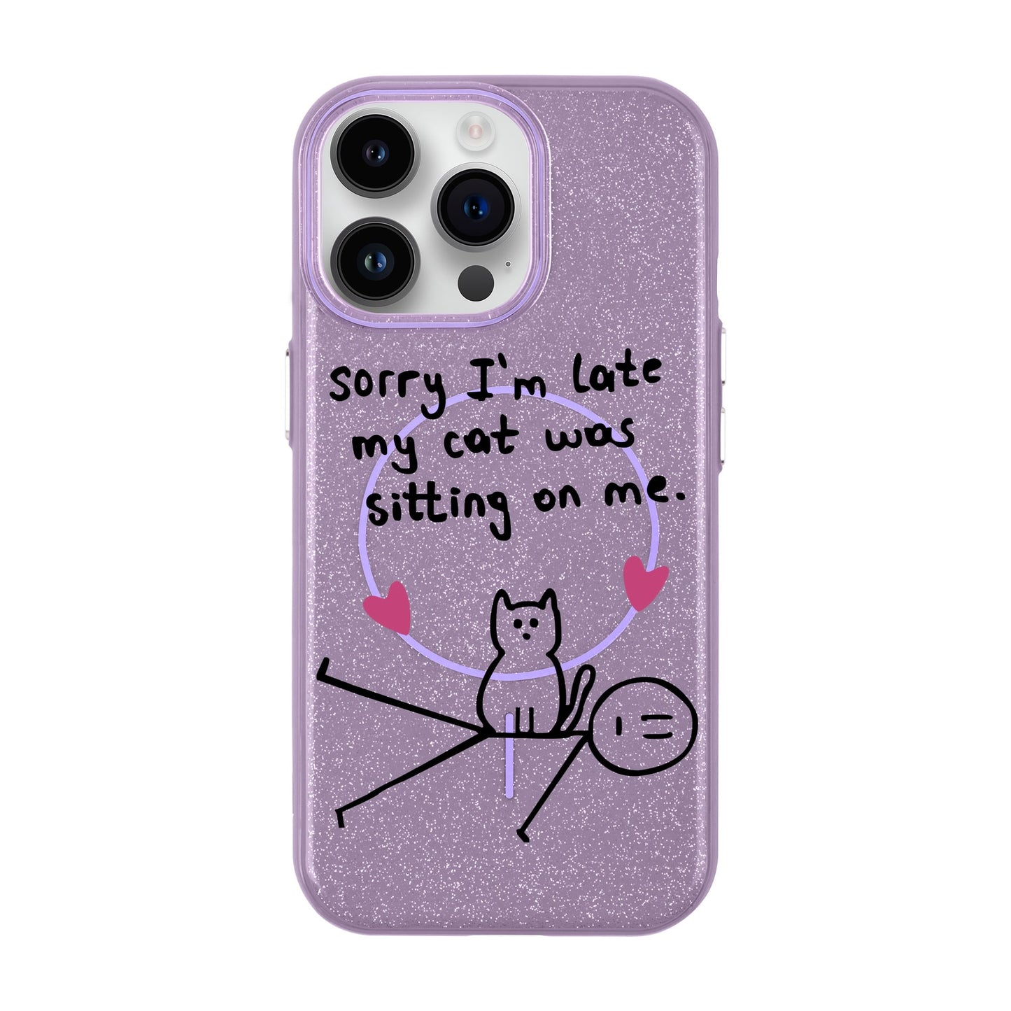 SORRY I'M LATE-iPhone 14 Pro Max Radiant Kılıf MagSafe Özellikli