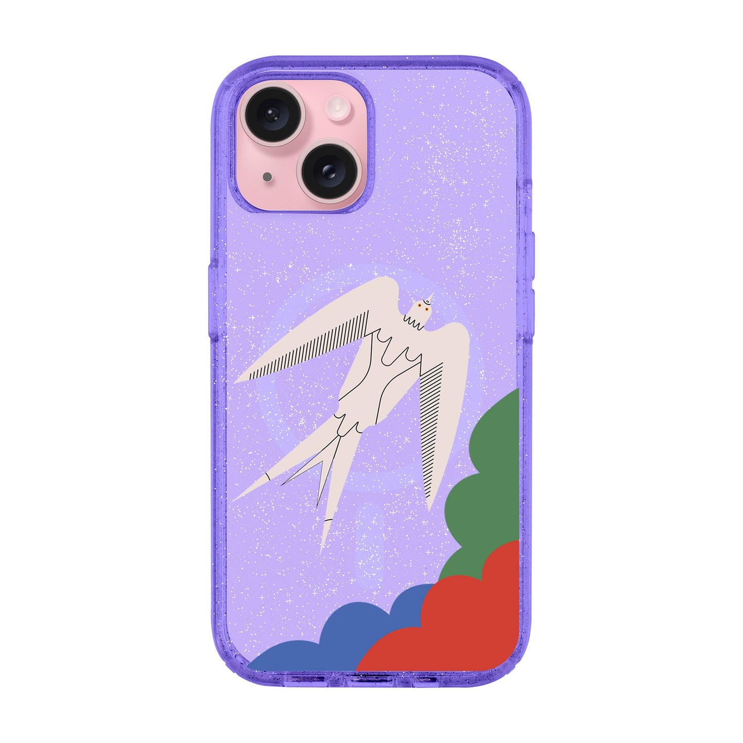 L’OISEAU LIBRE-iPhone 15 Shiny Kılıf MagSafe Özellikli