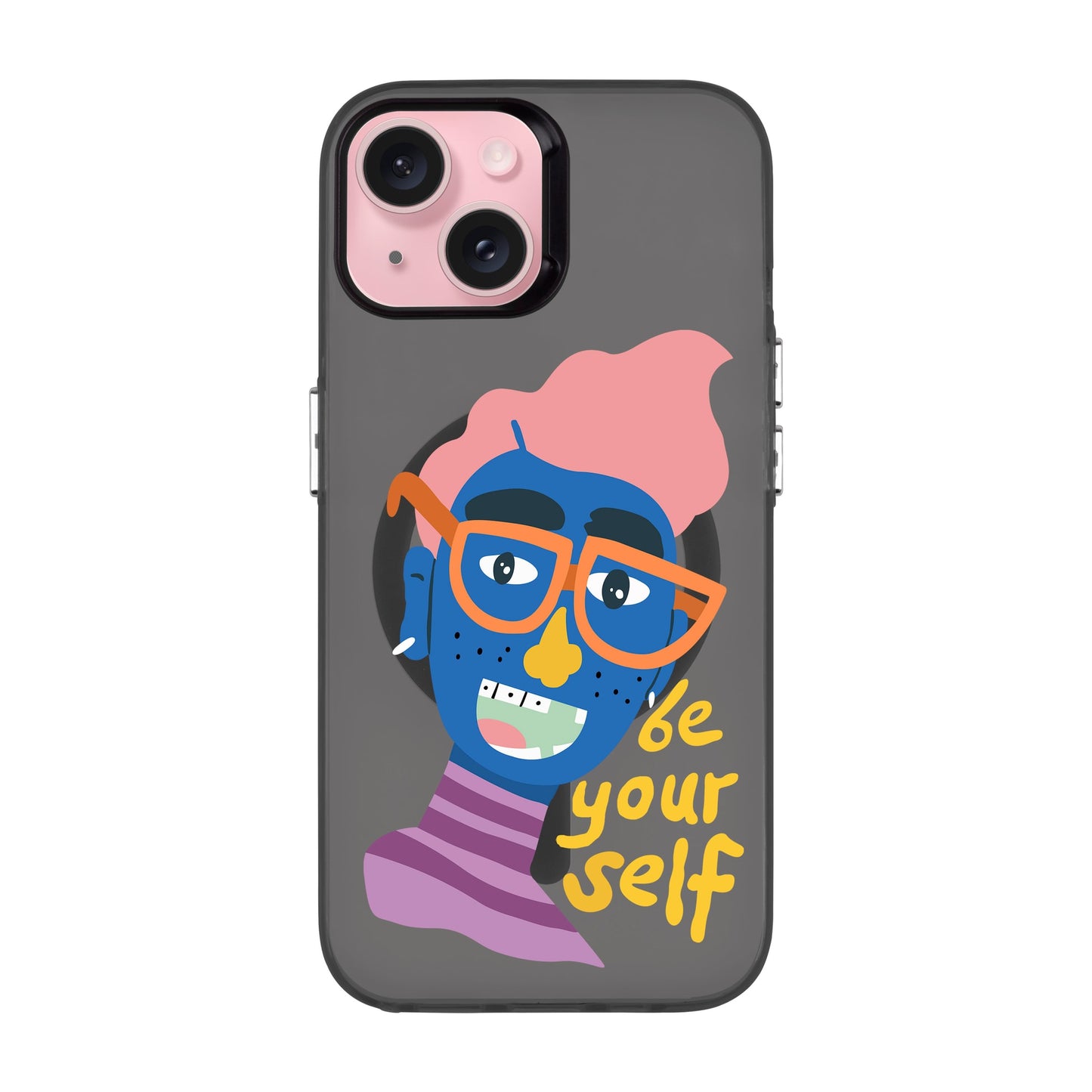 BE YOUR SELF-iPhone 15 Hold Kılıf MagSafe Özellikli