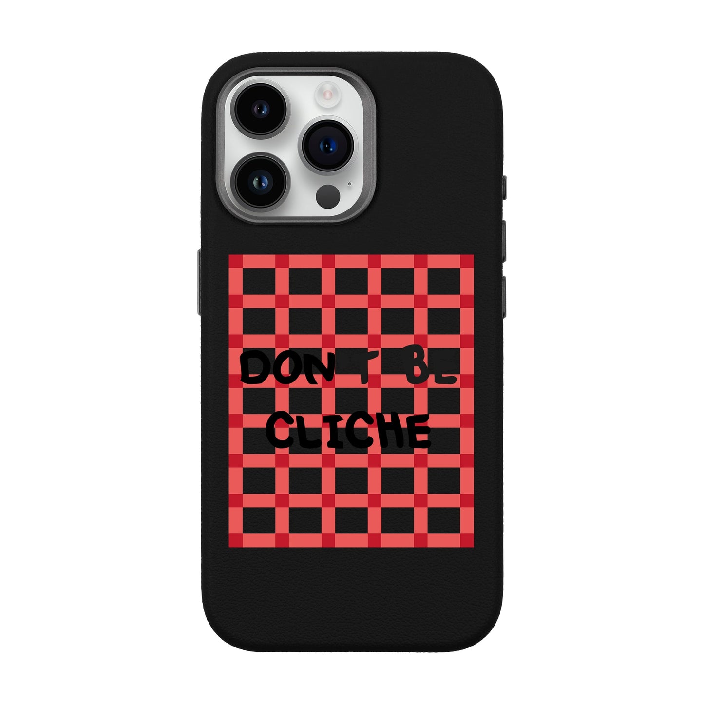 DON'T BE CLICHE-iPhone 14 Pro Max Leather Premium Kılıf MagSafe Özellikli