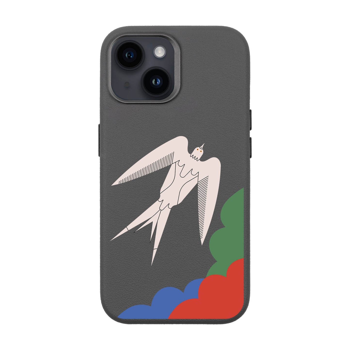L’OISEAU LIBRE-iPhone 14 Leather Premium Kılıf MagSafe Özellikli