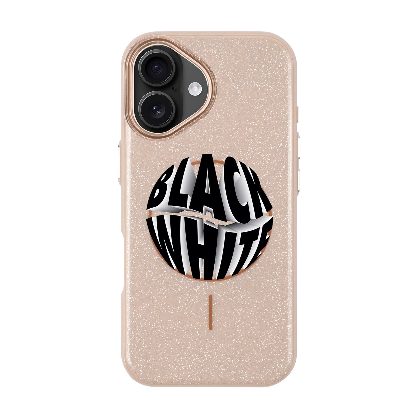 BLACK WHITE-iPhone 16 Radiant Kılıf MagSafe Özellikli