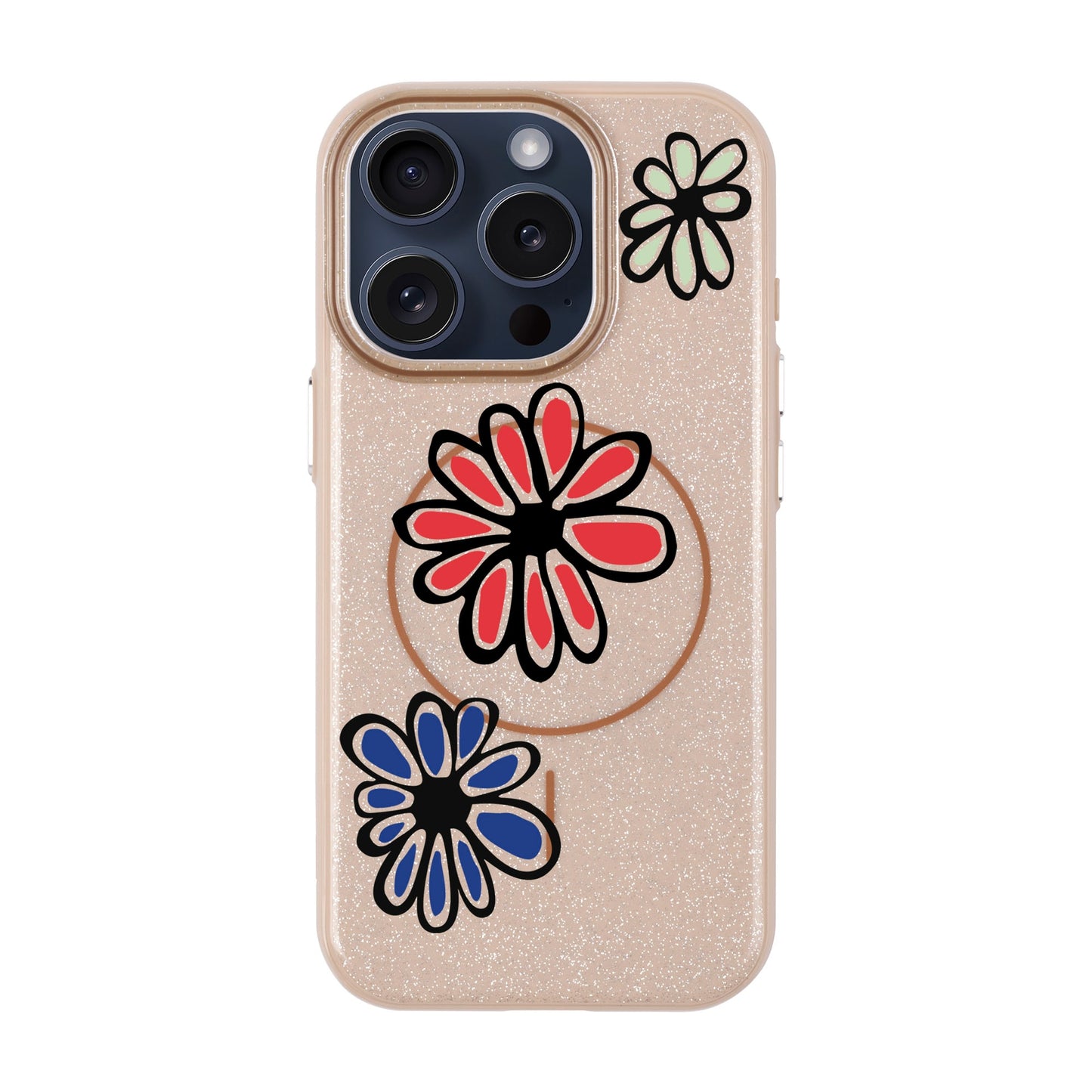 FLORIST-iPhone 15 Pro Radiant Kılıf MagSafe Özellikli