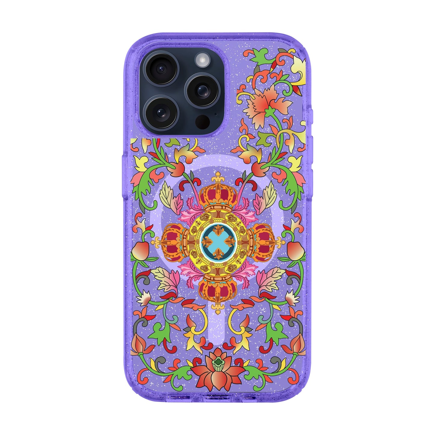 SPIRAL-iPhone 15 Pro Max Shiny Kılıf MagSafe Özellikli