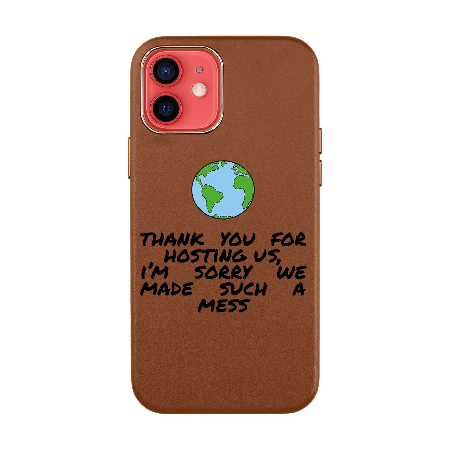MESS-iPhone 12 Mini Leather Kılıf