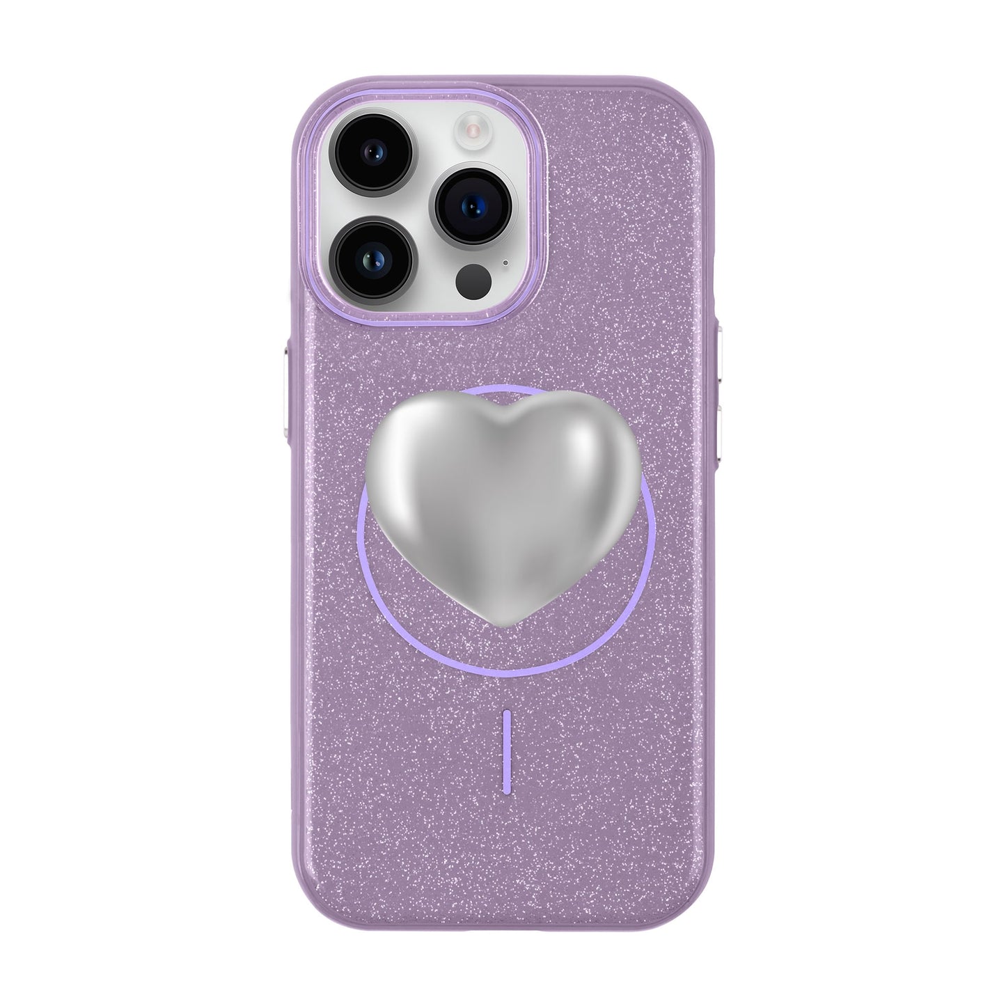 SILVER HEART-iPhone 14 Pro Max Radiant Kılıf MagSafe Özellikli