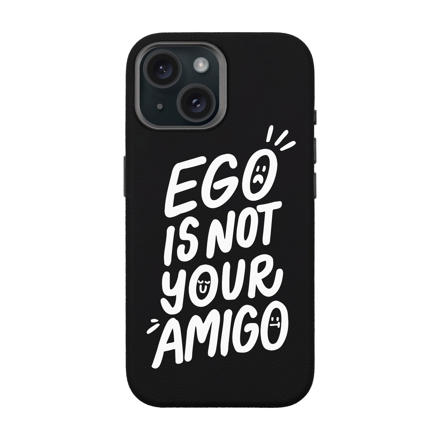 EGO-iPhone 15 Leather Premium Kılıf MagSafe Özellikli