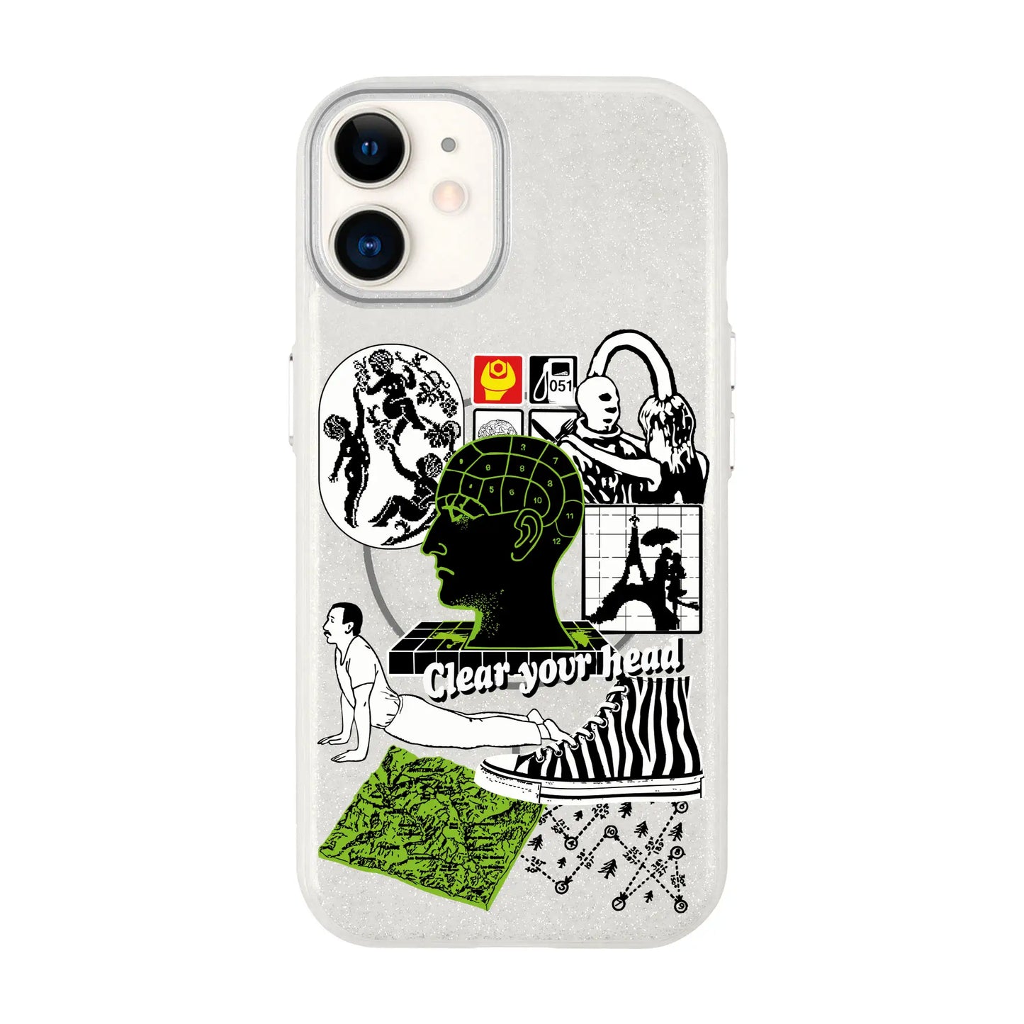 CLEAR YOUR HEAD-iPhone 11 Radiant Kılıf MagSafe Özellikli