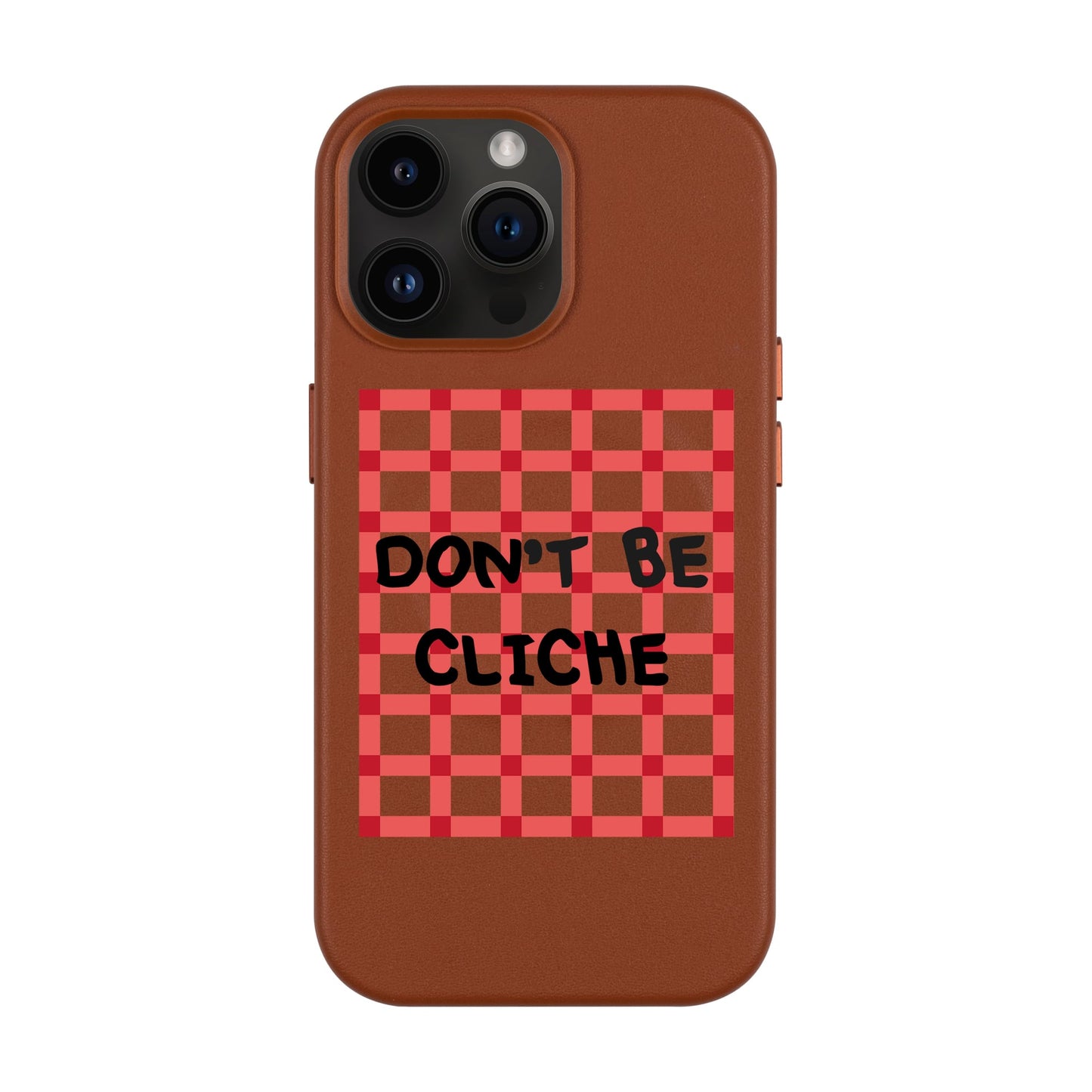 DON'T BE CLICHE-iPhone 14 Pro Max Leather Kılıf MagSafe Özellikli