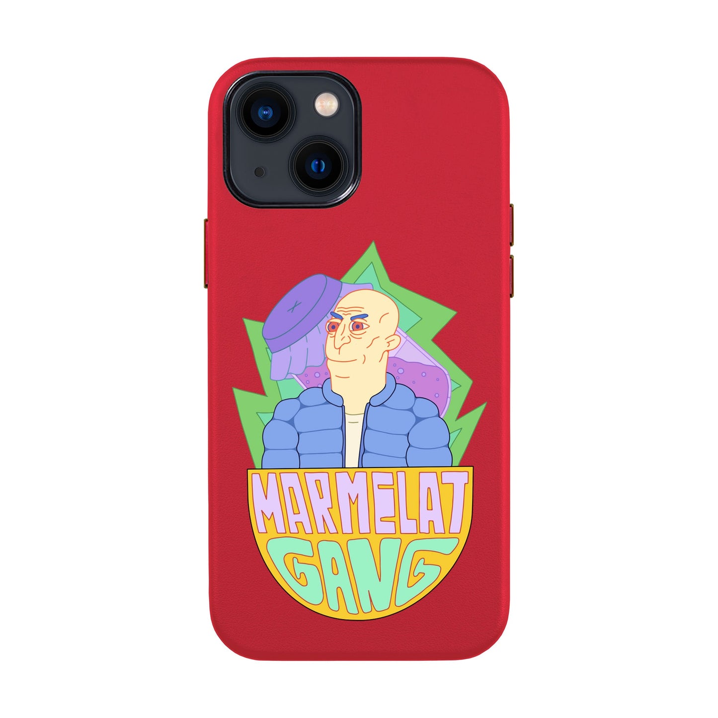MARMELAT GANG-iPhone 14 Leather Kılıf