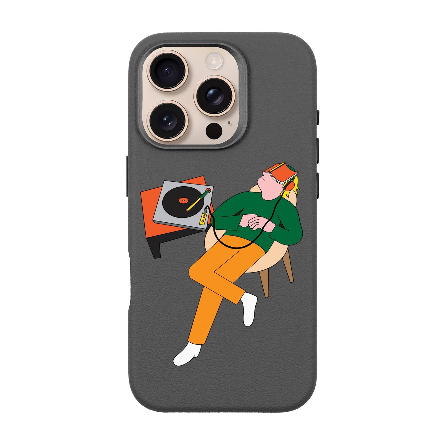 LAZY SUNDAY AFTERNOON-iPhone 16 Pro Leather Premium Kılıf MagSafe Özellikli