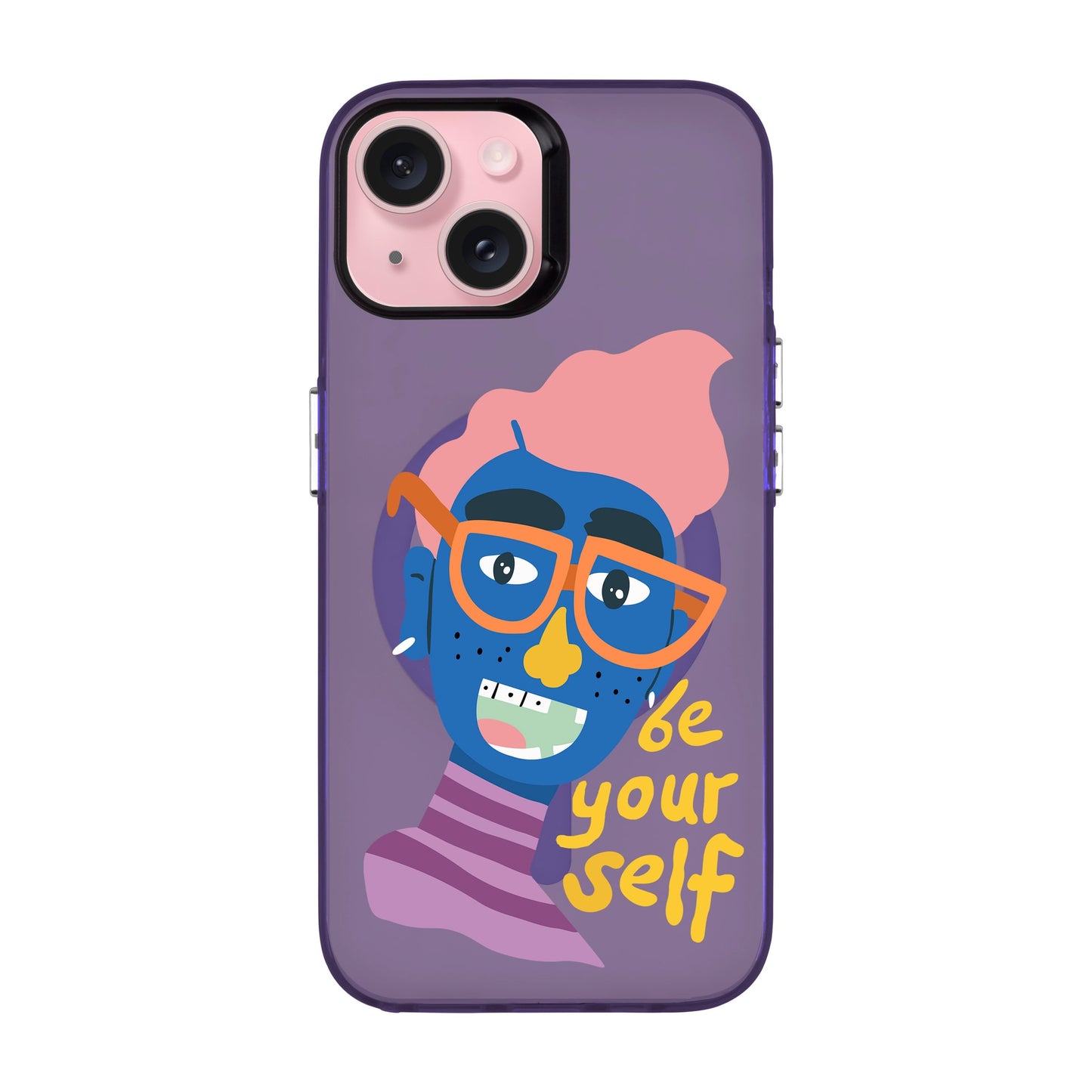 BE YOUR SELF-iPhone 15 Hold Kılıf MagSafe Özellikli