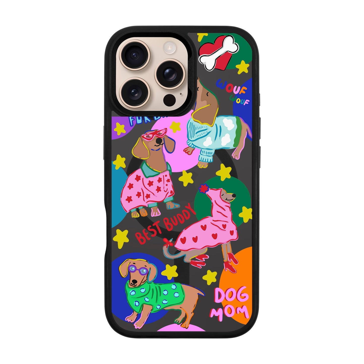 DOG MOM-iPhone 16 Pro Max Rise Kılıf MagSafe Özellikli