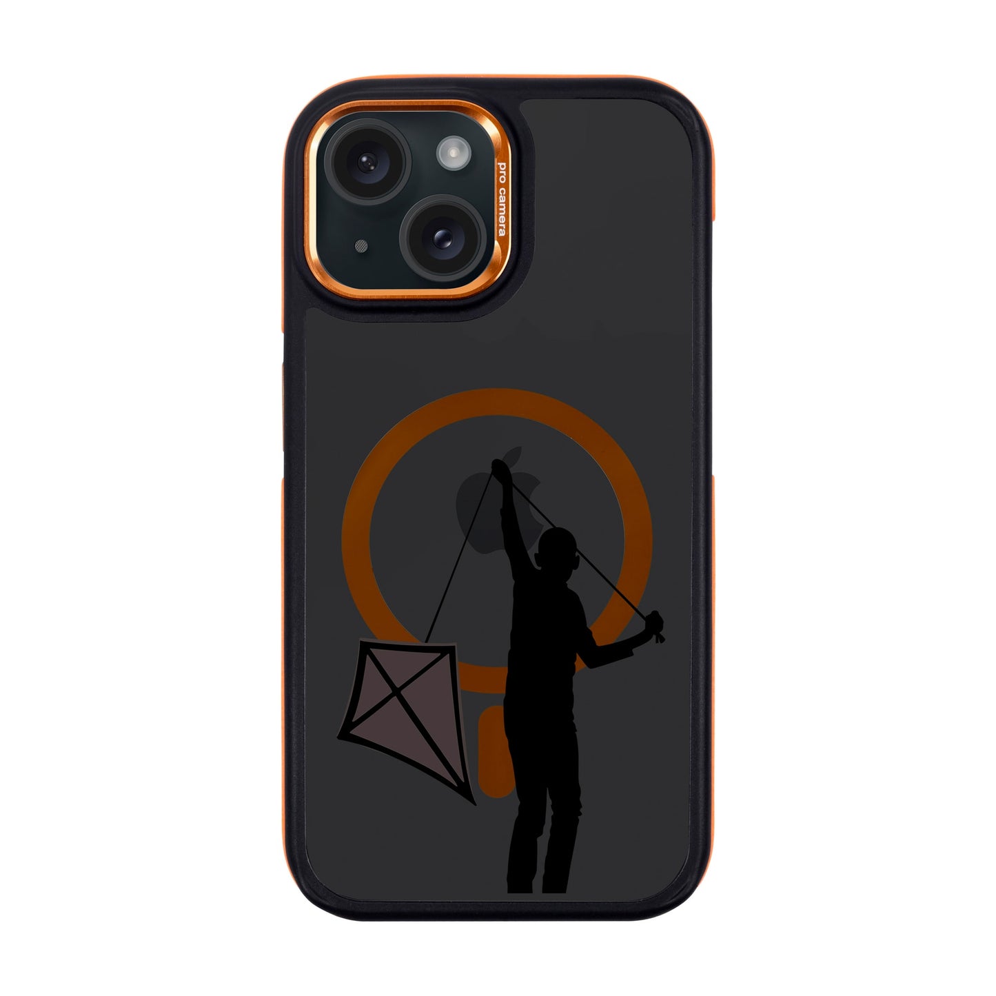 KITE-iPhone 15 Dark Kılıf MagSafe Özellikli