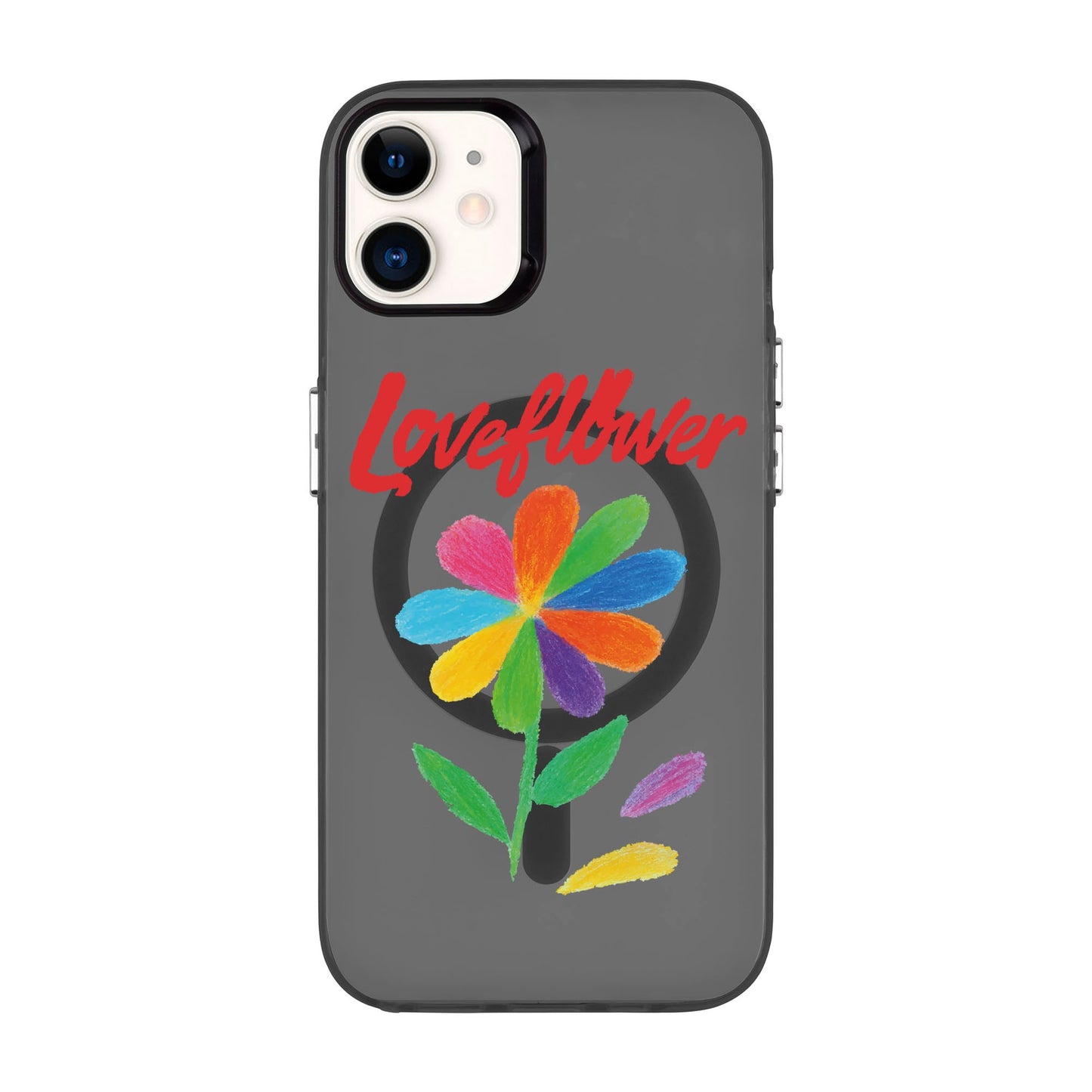LOVE FLOWER-iPhone 11 Hold Kılıf MagSafe Özellikli