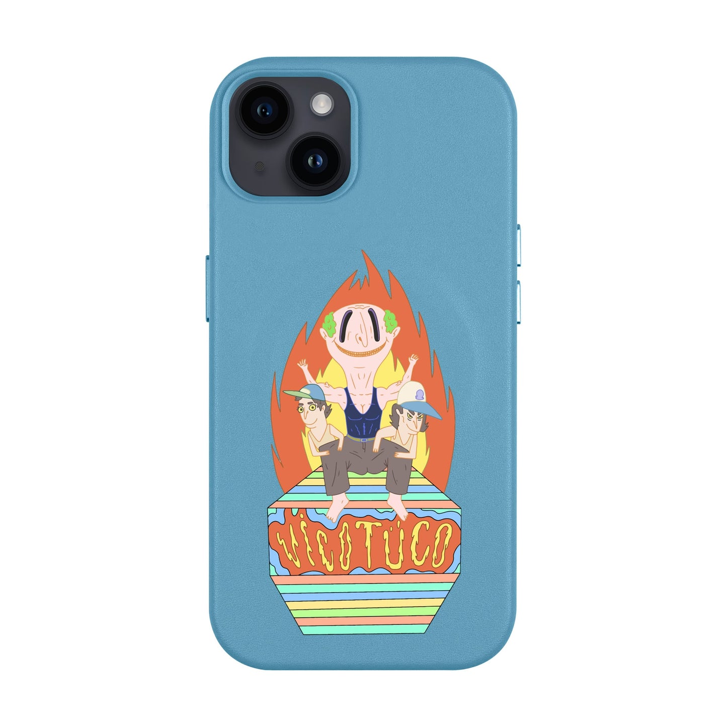 VİCOTÜCO ADAM-iPhone 14 Plus Leather Kılıf MagSafe Özellikli