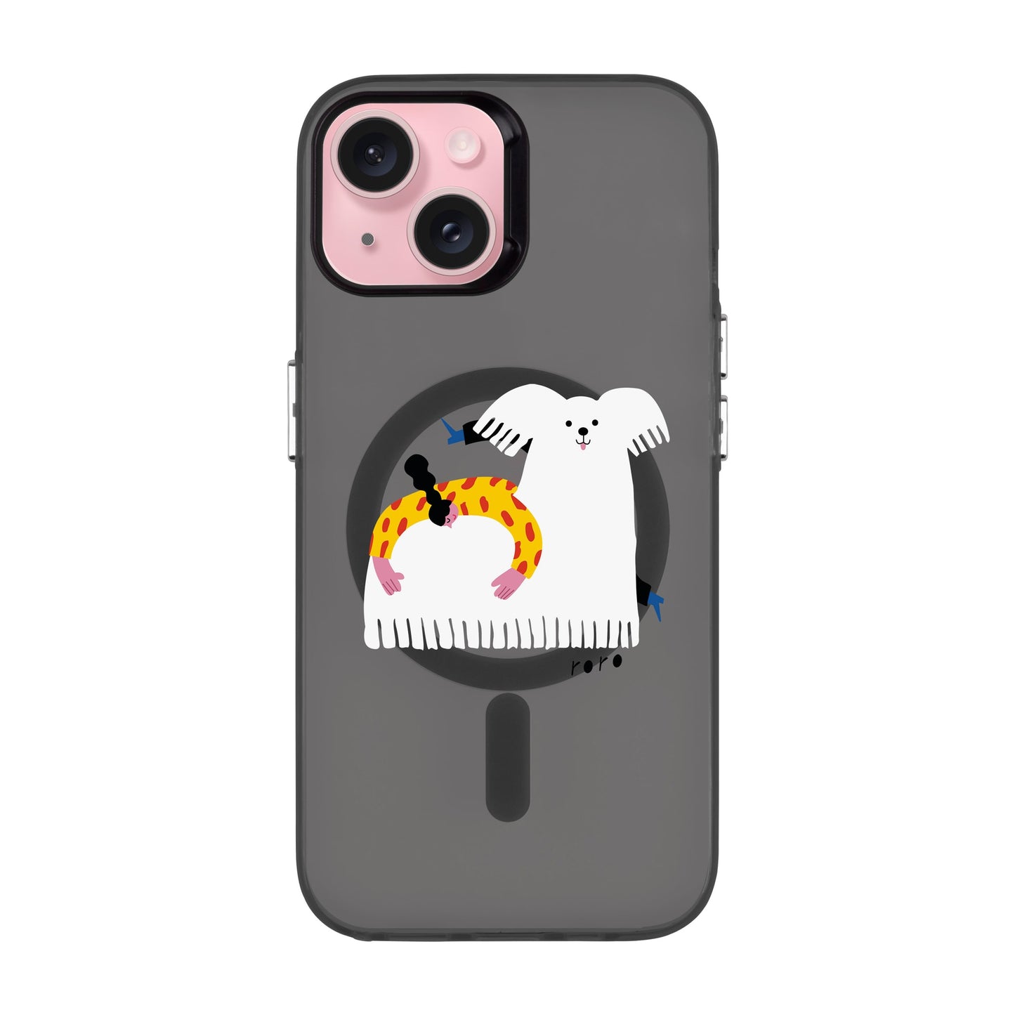 FANCY DOG-iPhone 15 Hold Kılıf MagSafe Özellikli