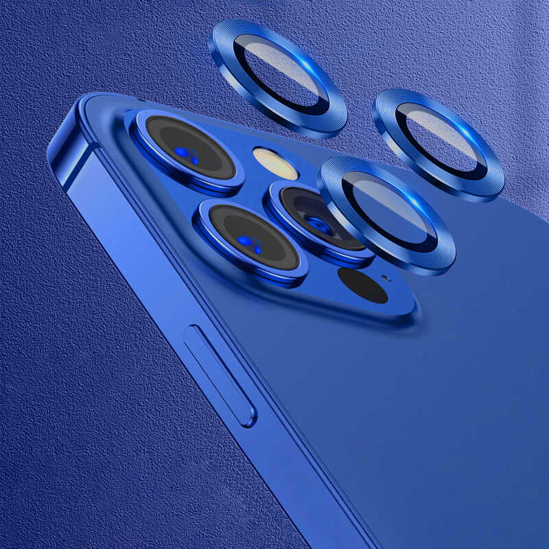 Apple iPhone 12 Pro Max Shine Kamera Lens Koruyucu