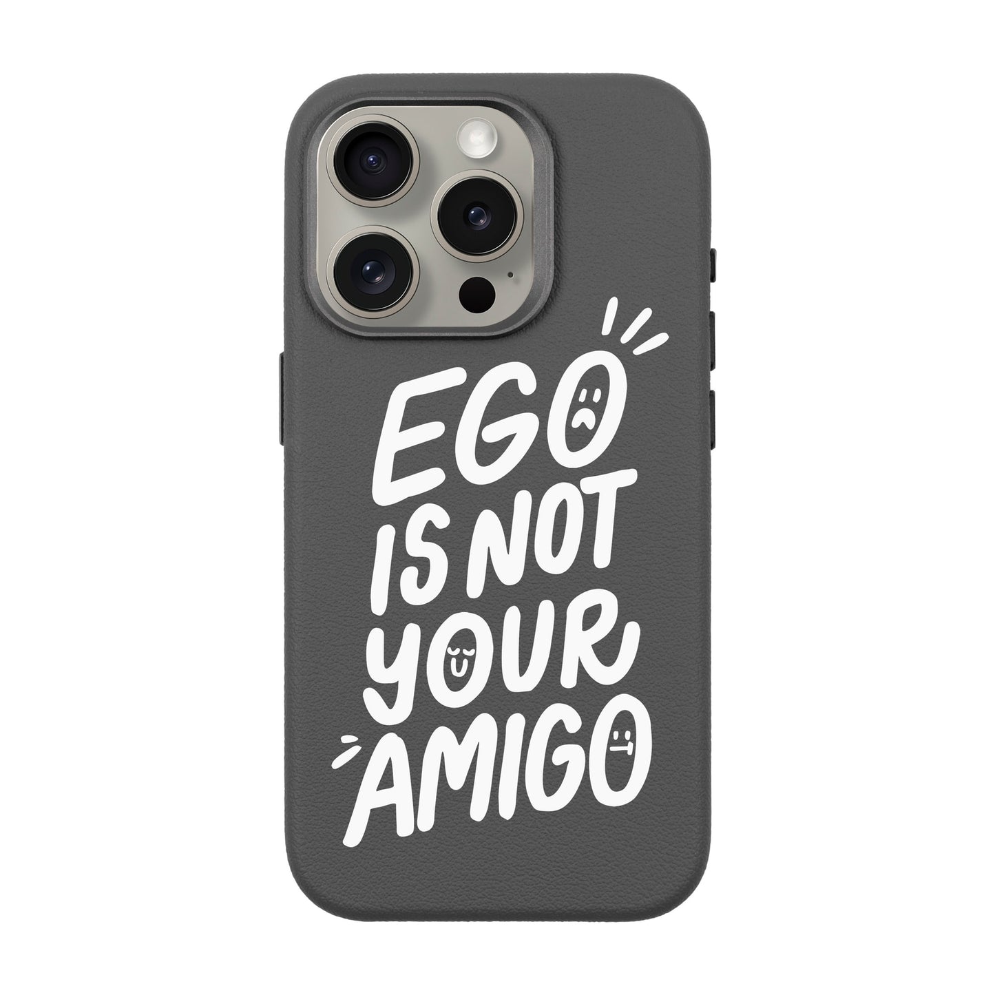 EGO-iPhone 15 Pro Leather Premium Kılıf MagSafe Özellikli