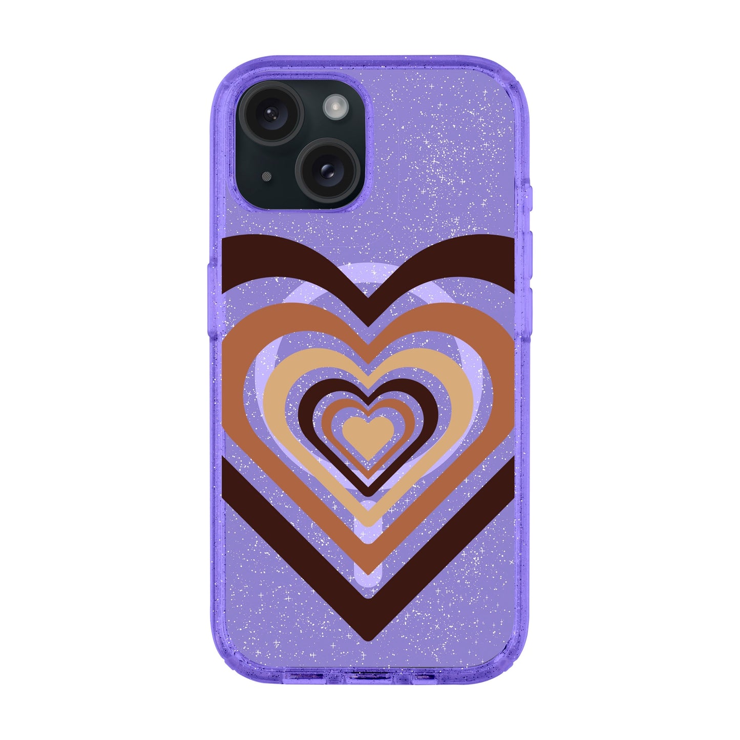 HEART-iPhone 14 Plus Shiny Kılıf MagSafe Özellikli