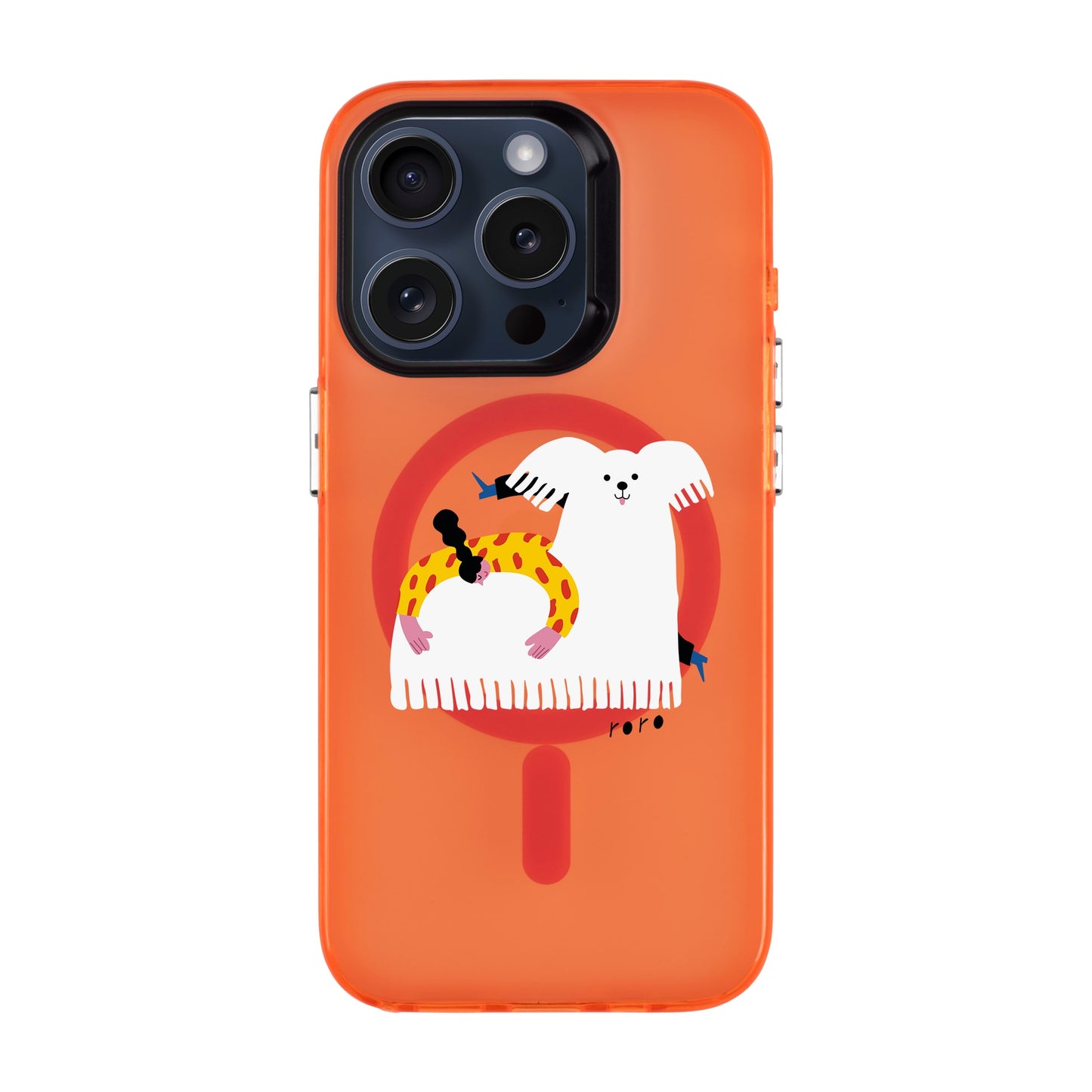 FANCY DOG-iPhone 15 Pro Hold Kılıf MagSafe Özellikli