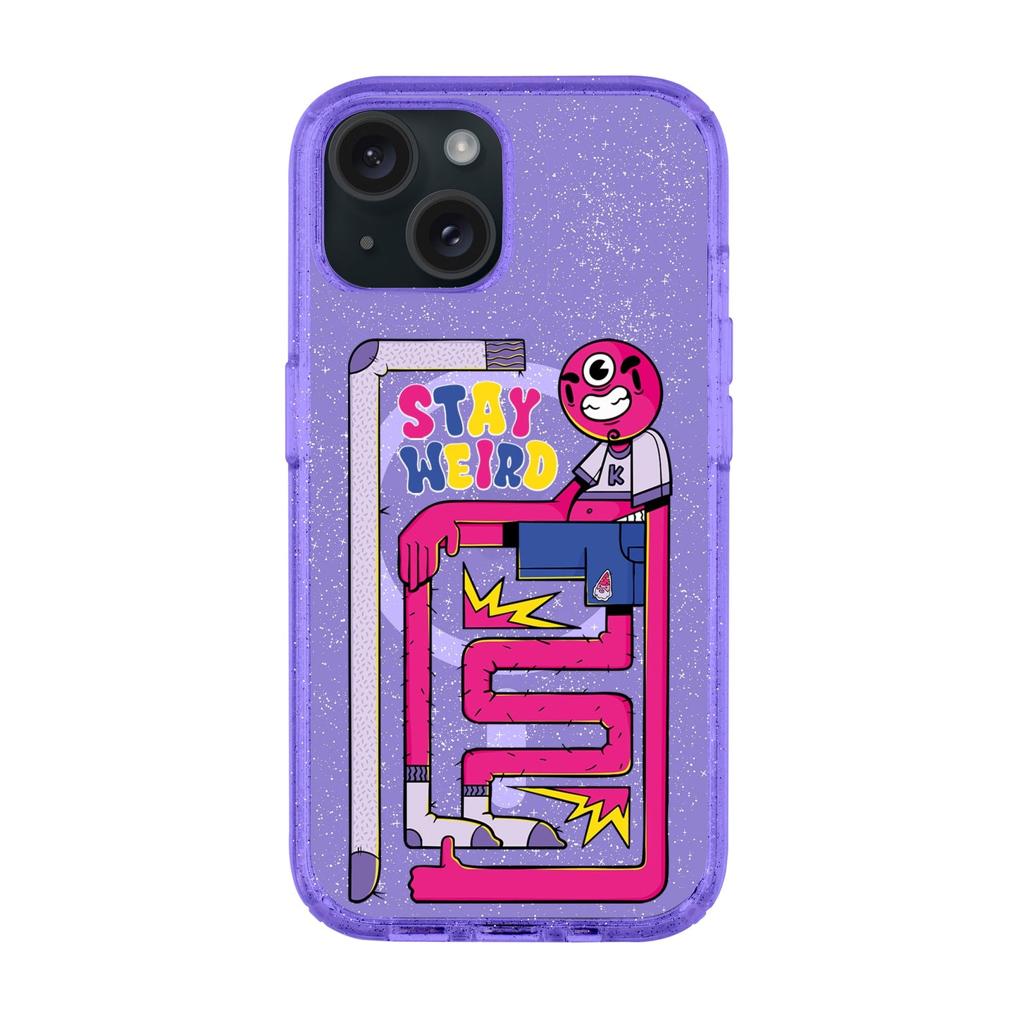OG TOOTHY-iPhone 15 Plus Shiny Kılıf MagSafe Özellikli