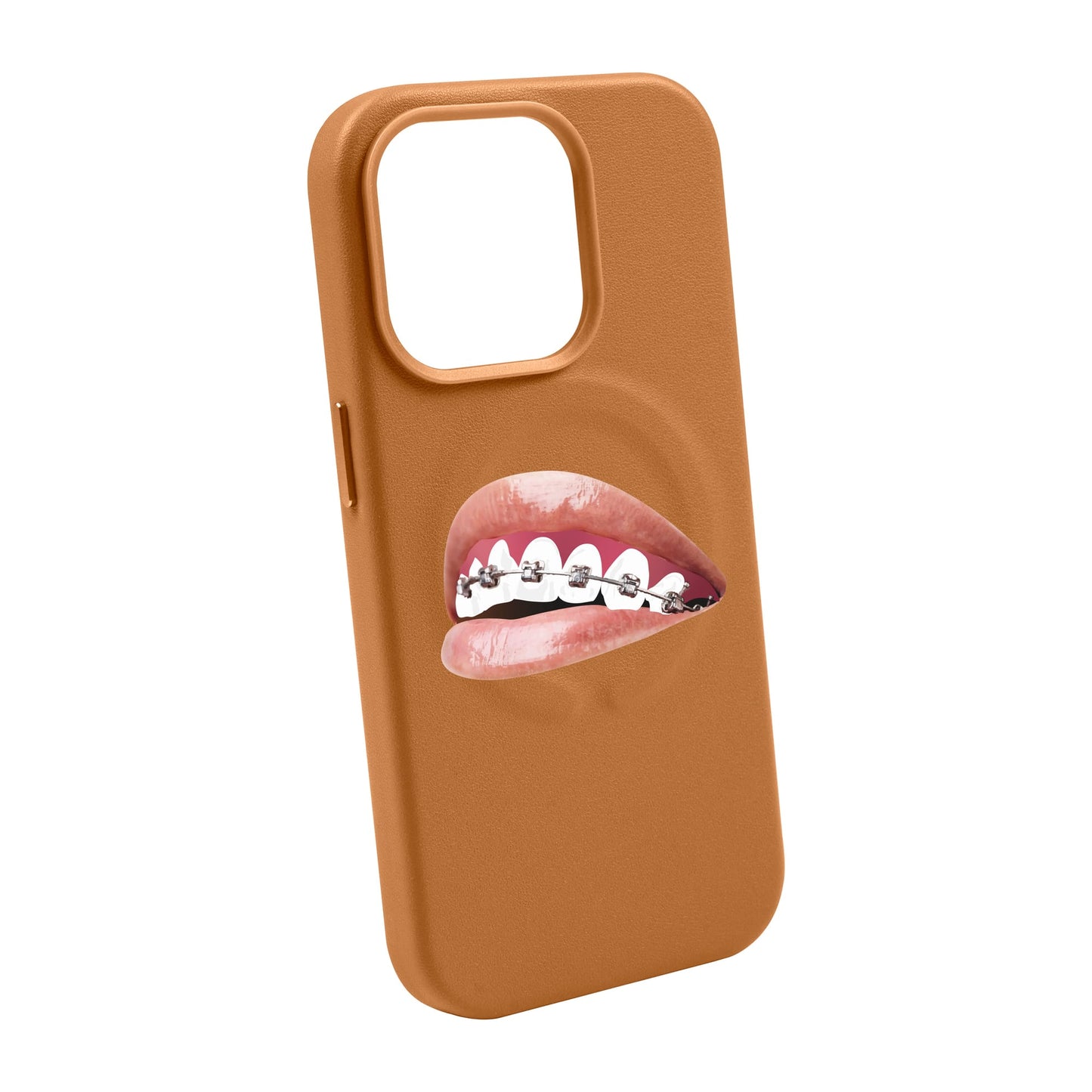 ORTHODONTIST-iPhone 14 Pro Max Leather Kılıf MagSafe Özellikli