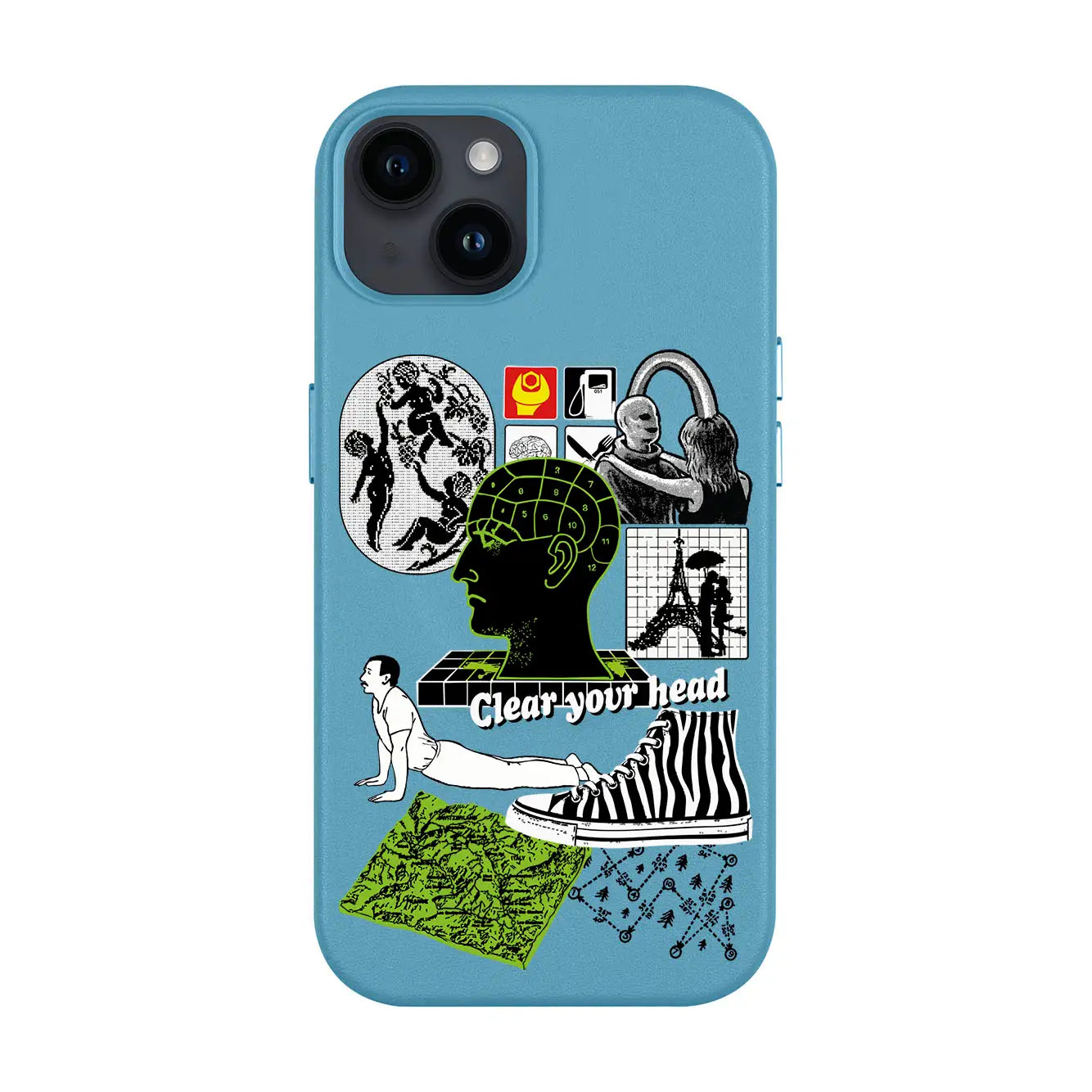 CLEAR YOUR HEAD-iPhone 14 Plus Leather Kılıf MagSafe Özellikli