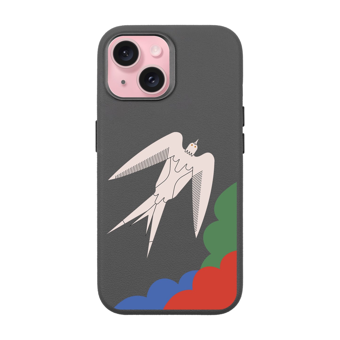 L’OISEAU LIBRE-iPhone 15 Leather Premium Kılıf MagSafe Özellikli