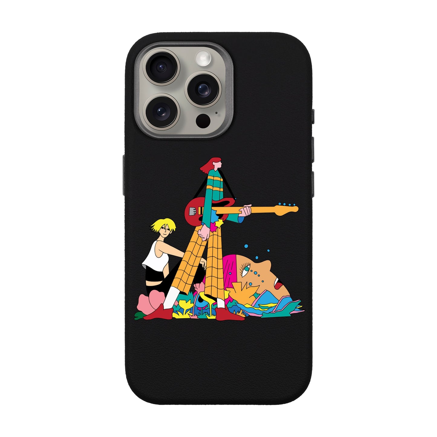 HER BAND-iPhone 15 Pro Max Leather Premium Kılıf MagSafe Özellikli
