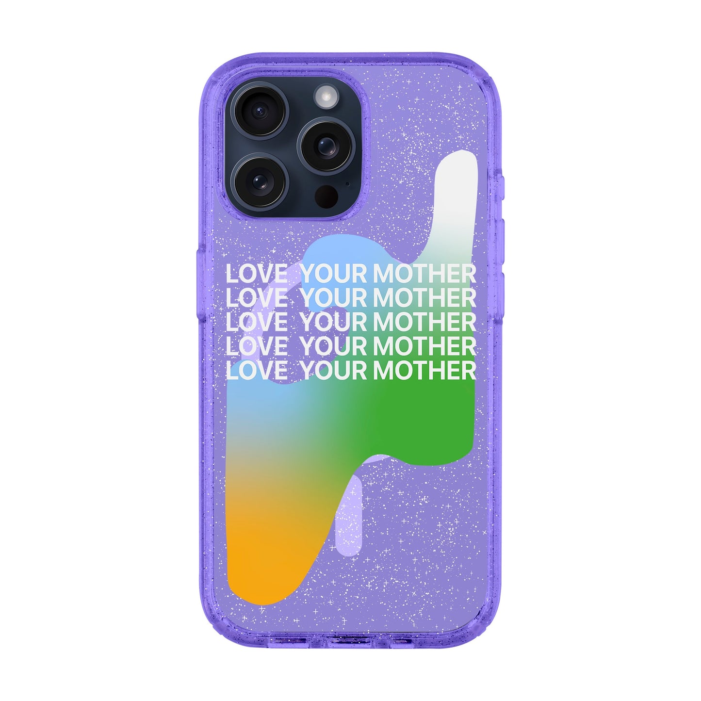 LOVE YOUR MOTHER-iPhone 15 Pro Max Shiny Kılıf MagSafe Özellikli