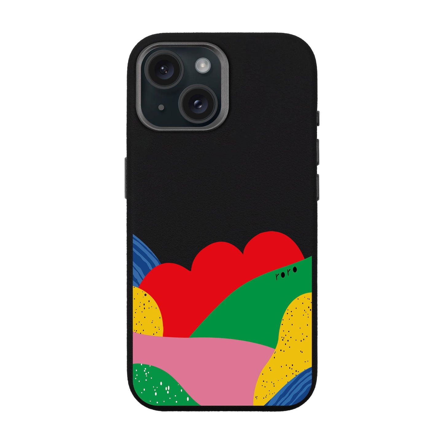FLAG-iPhone 15 Leather Premium Kılıf MagSafe Özellikli