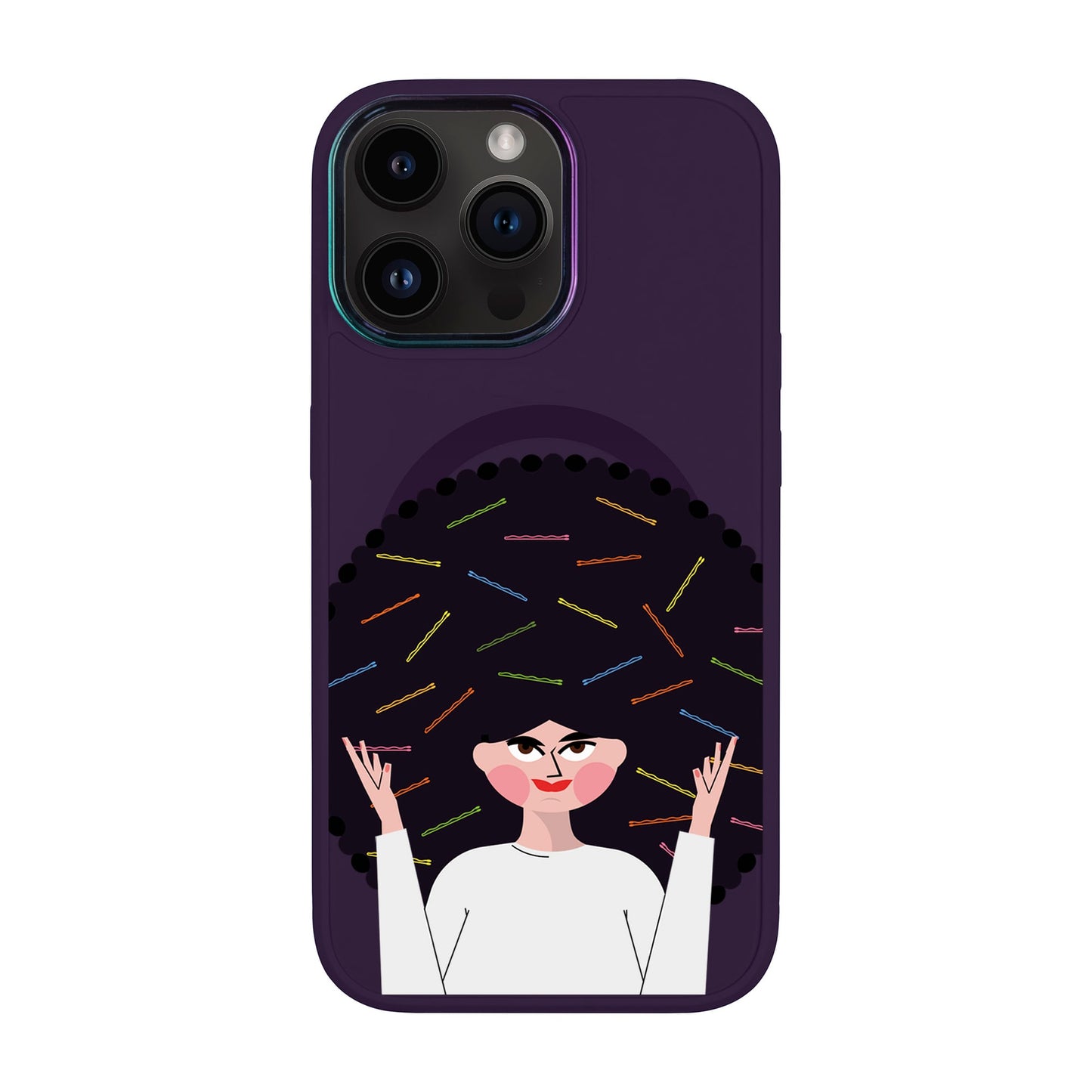 TANGLES OF HAPPINESS-iPhone 14 Pro Max Vigor Kılıf MagSafe Özellikli