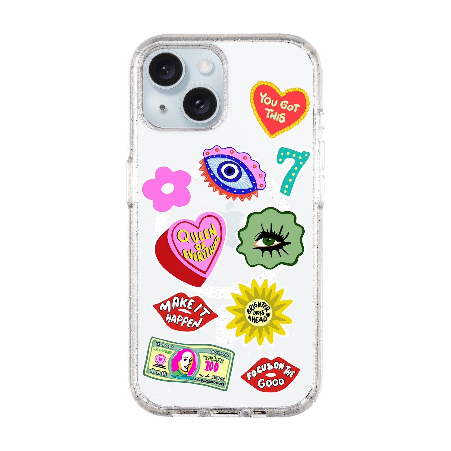 HM STICKERS-iPhone 14 Plus Shiny Kılıf MagSafe Özellikli