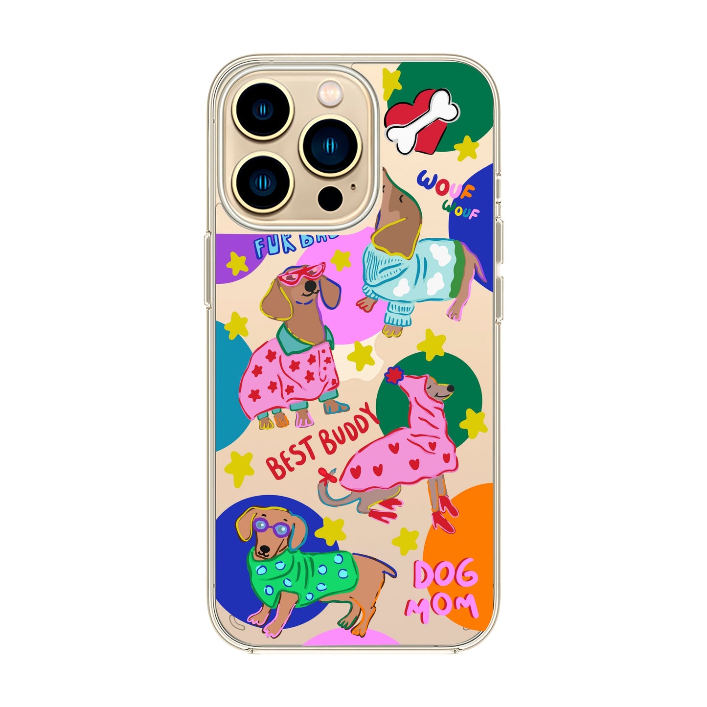 DOG MOM-iPhone X / Xs Solid Kılıf