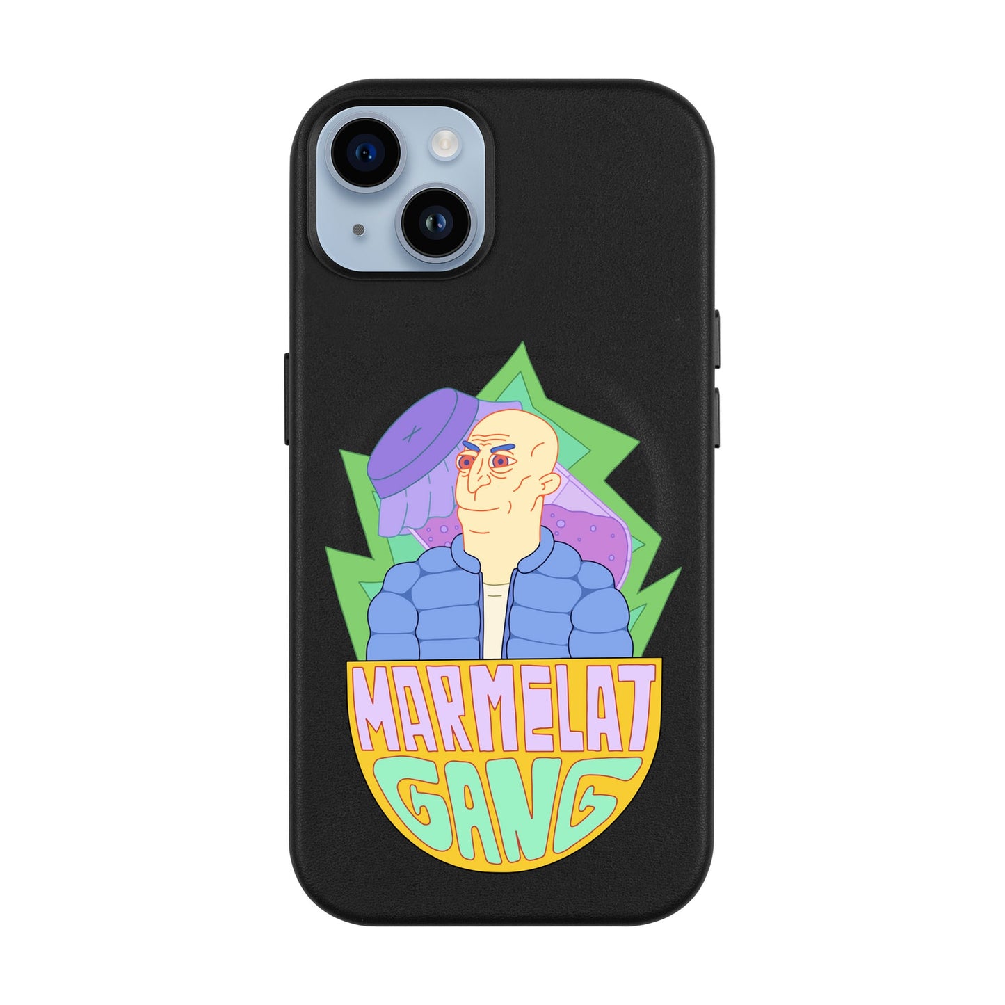 MARMELAT GANG-iPhone 14 Plus Leather Kılıf MagSafe Özellikli