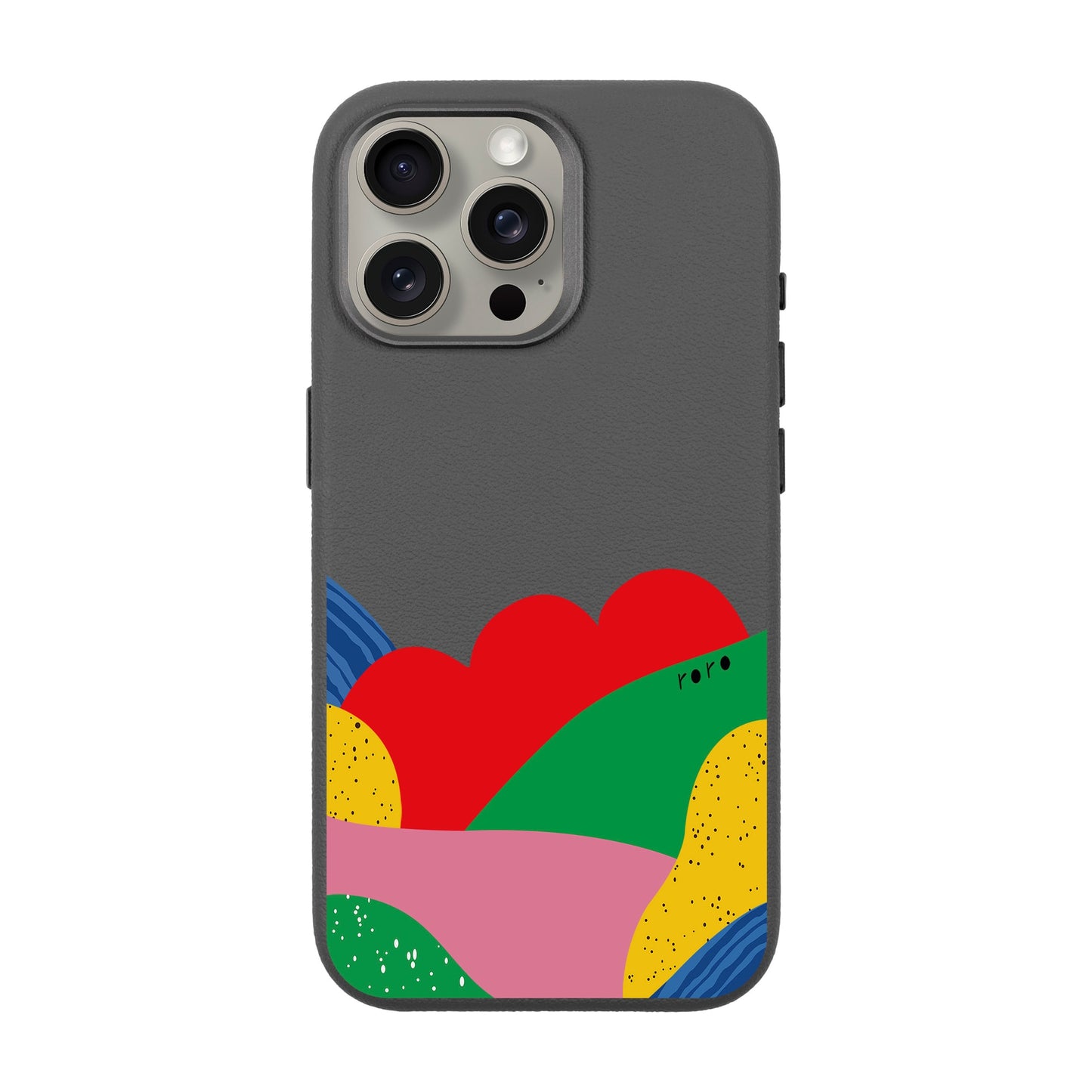 FLAG-iPhone 15 Pro Max Leather Premium Kılıf MagSafe Özellikli
