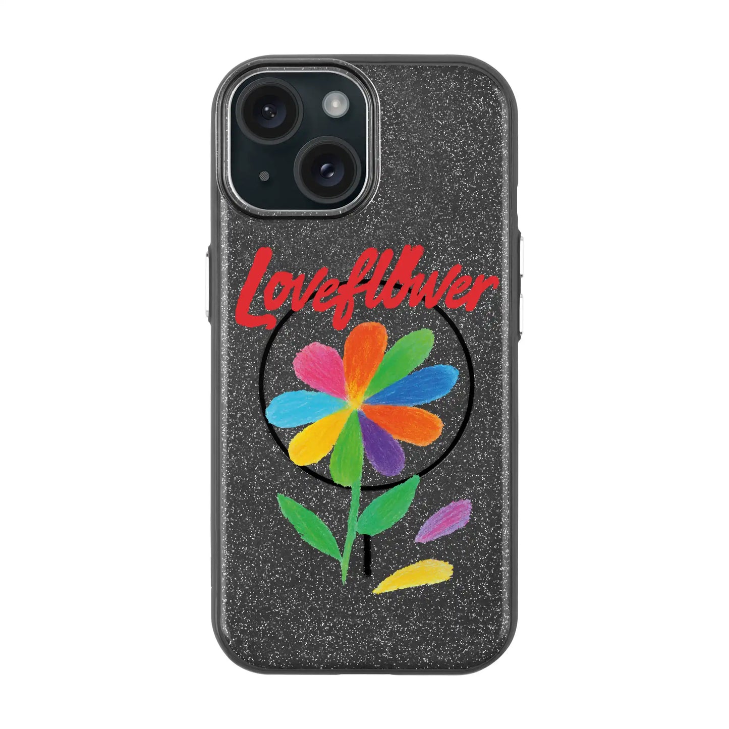 LOVE FLOWER-iPhone 14 Plus Radiant Kılıf MagSafe Özellikli