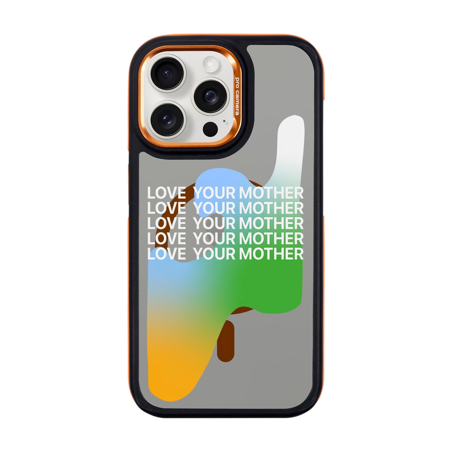 LOVE YOUR MOTHER-iPhone 15 Pro Max Dark Kılıf MagSafe Özellikli