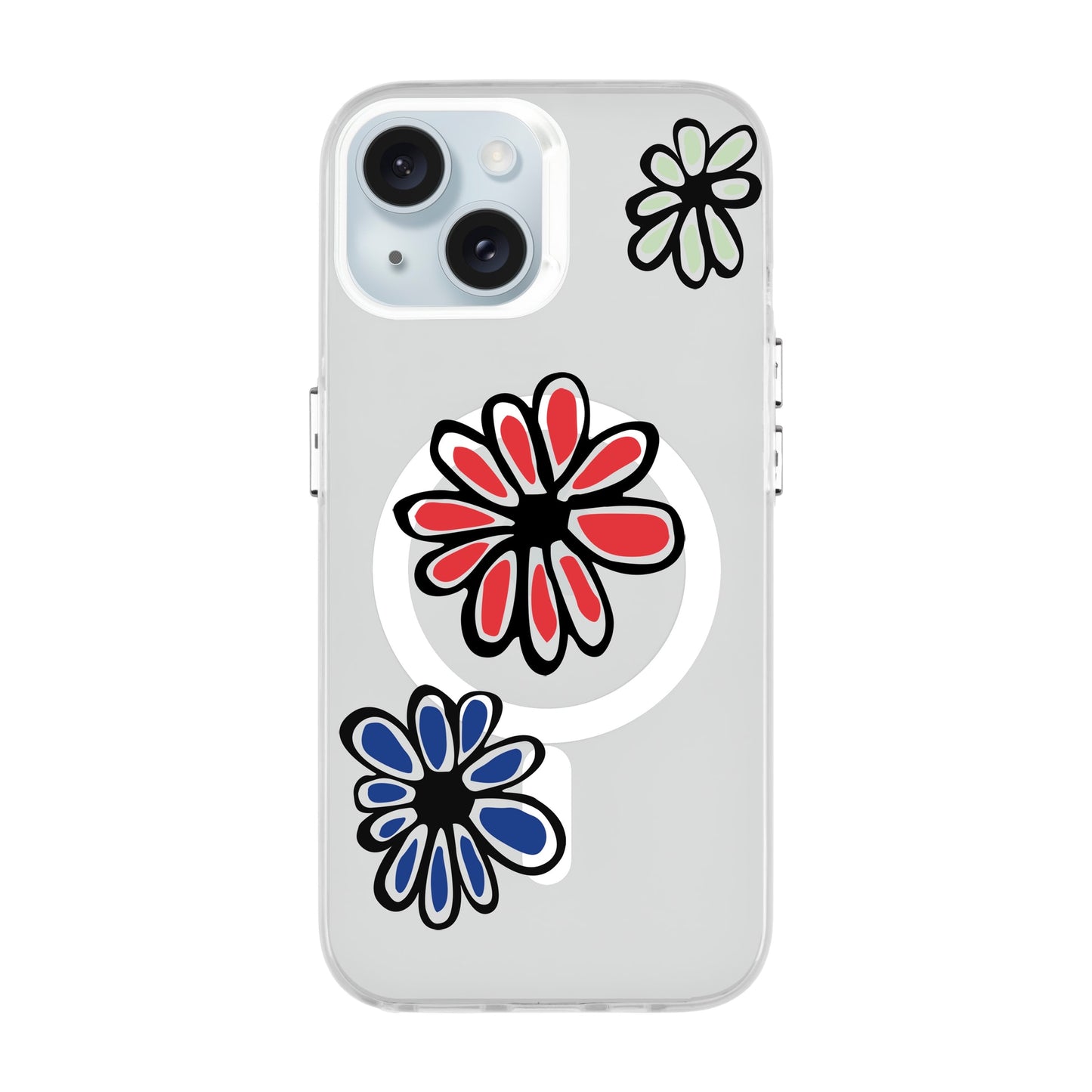 FLORIST-iPhone 15 Hold Kılıf MagSafe Özellikli