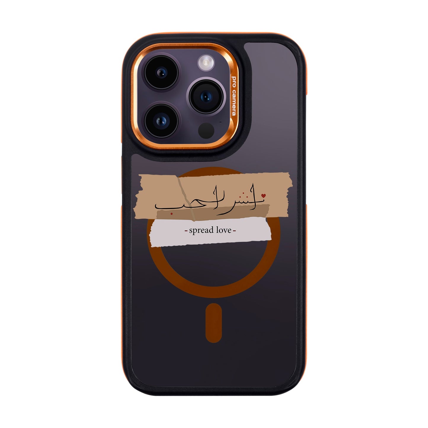 SPREAD LOVE-iPhone 14 Pro Dark Kılıf MagSafe Özellikli