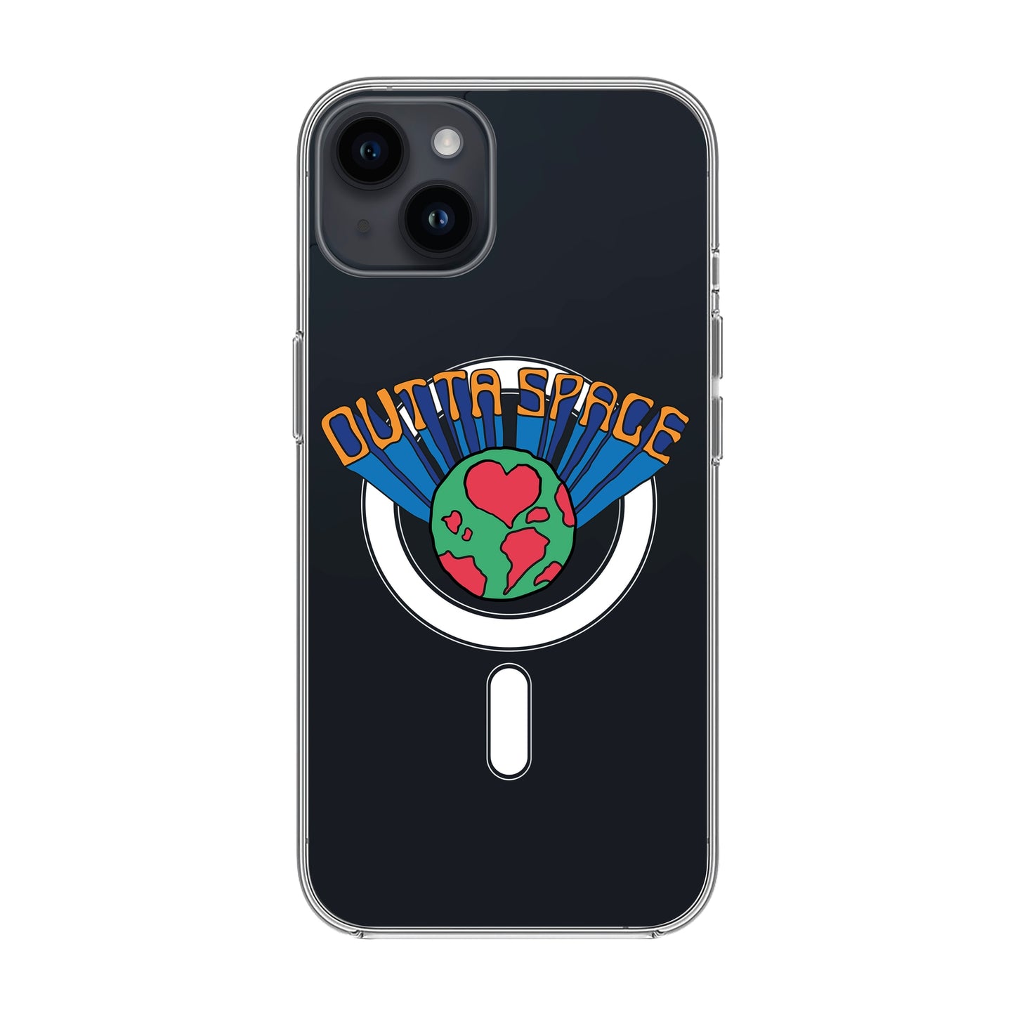 OUTTA SPACE-iPhone 14 Plus Solid Kılıf MagSafe Özellikli