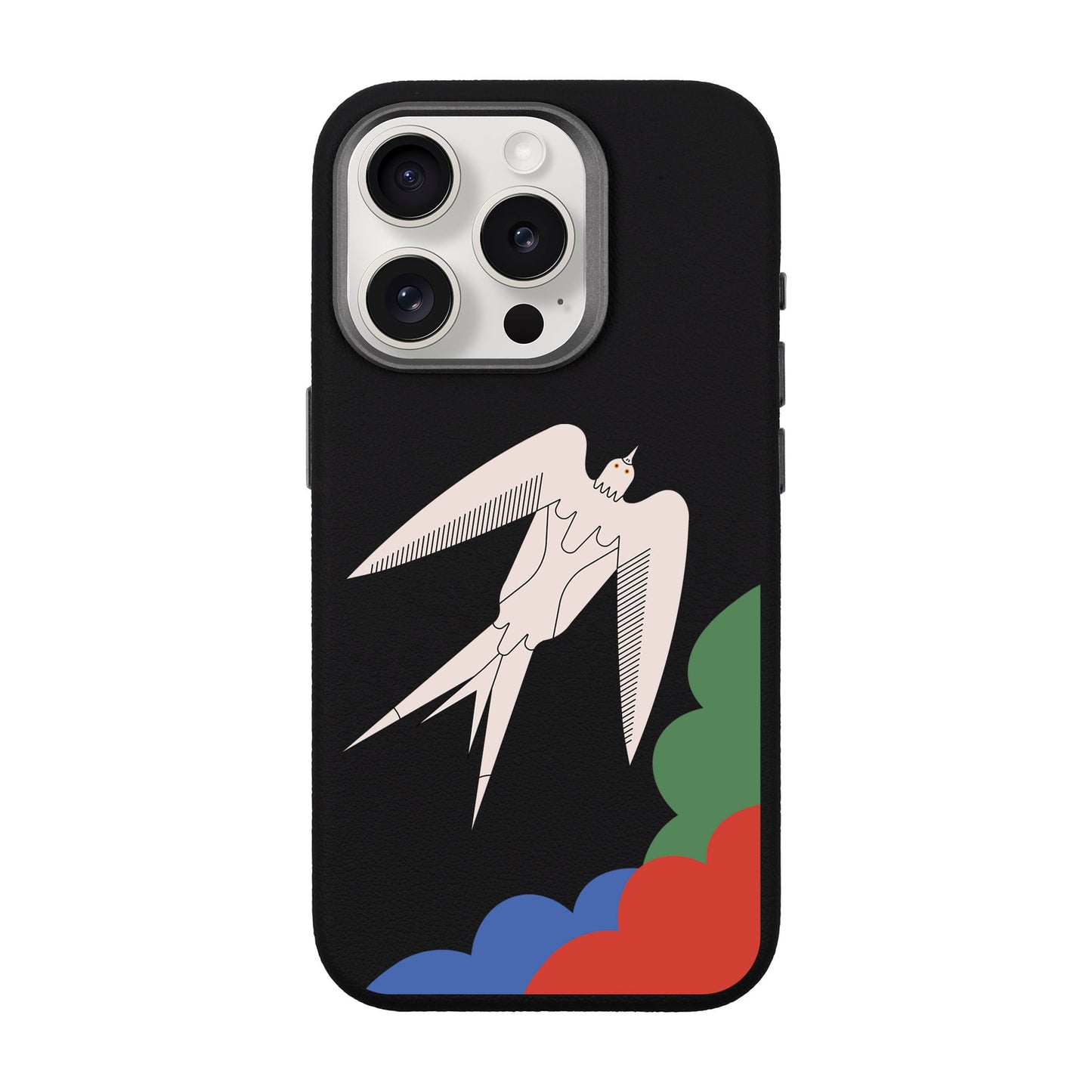 L’OISEAU LIBRE-iPhone 15 Pro Leather Premium Kılıf MagSafe Özellikli