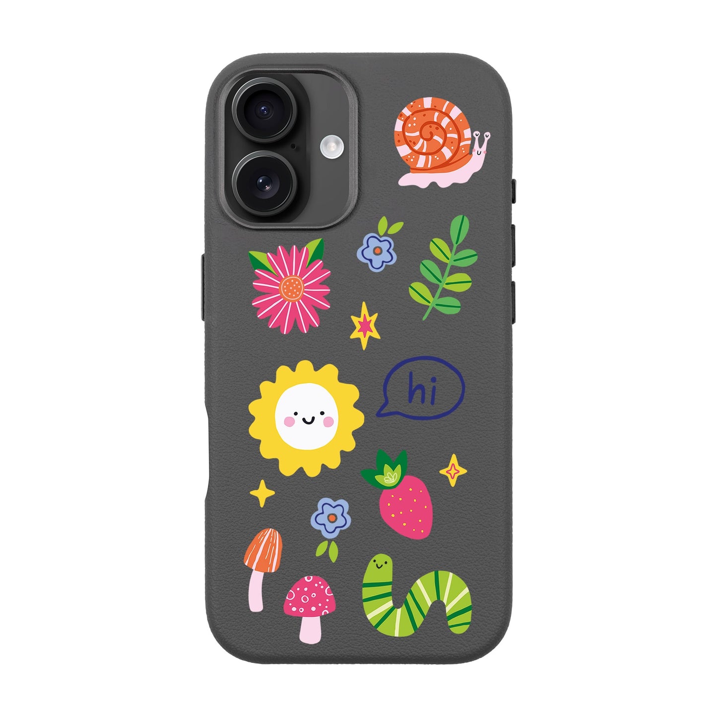 FRESH SPRING-iPhone 16 Leather Premium Kılıf MagSafe Özellikli