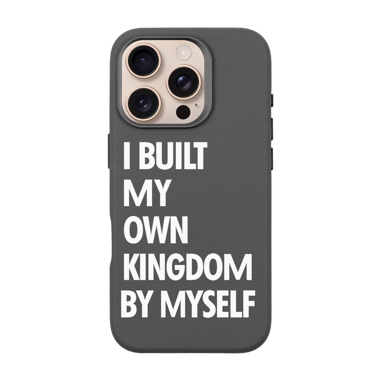 KINGDOM-iPhone 16 Pro Leather Premium Kılıf MagSafe Özellikli