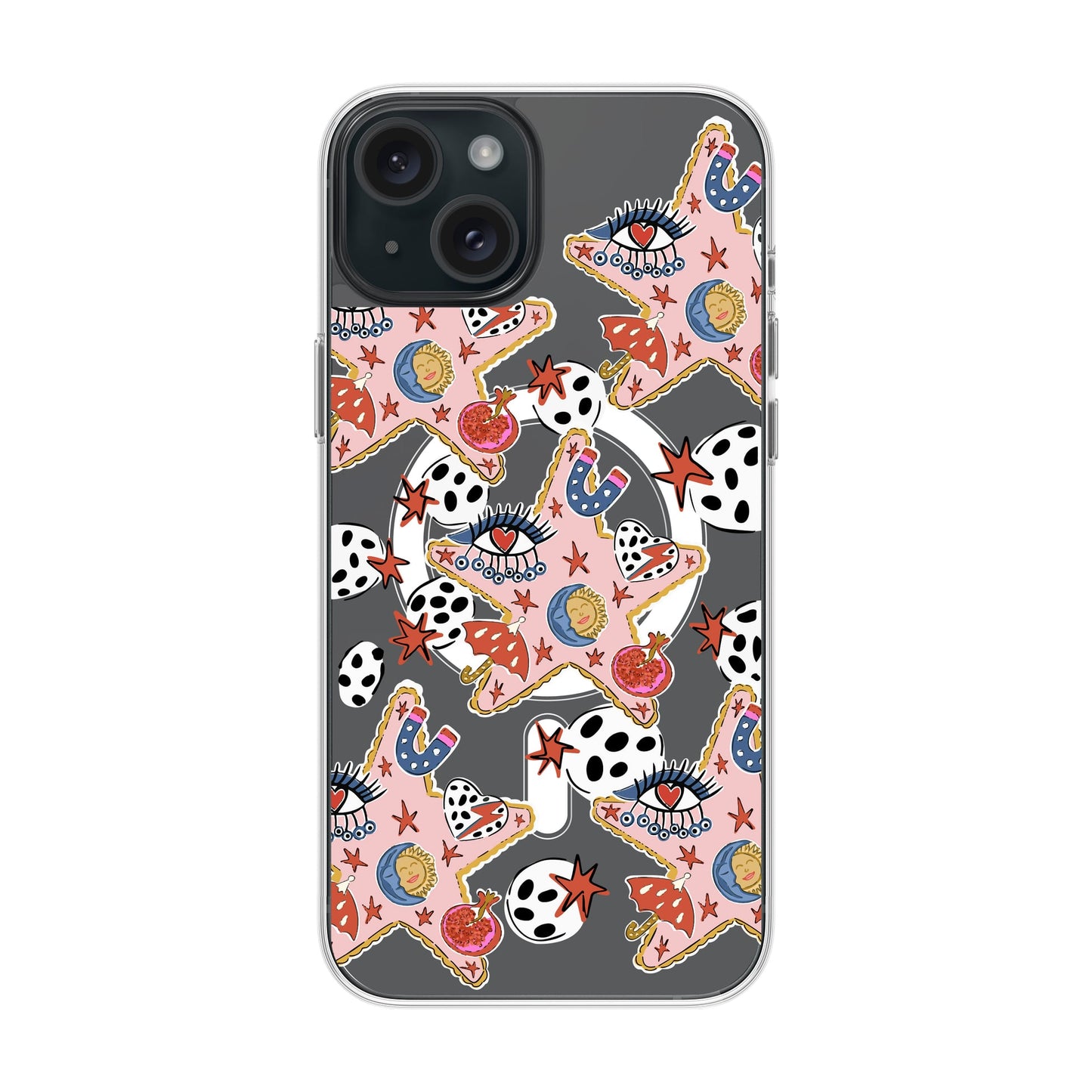DURUSKO-iPhone 15 Plus Solid Kılıf MagSafe Özellikli