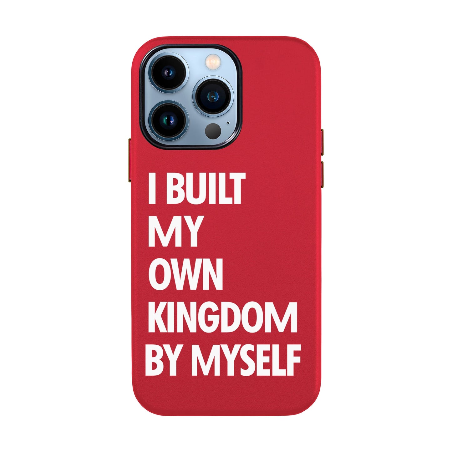 KINGDOM-iPhone 13 Pro Max Leather Kılıf