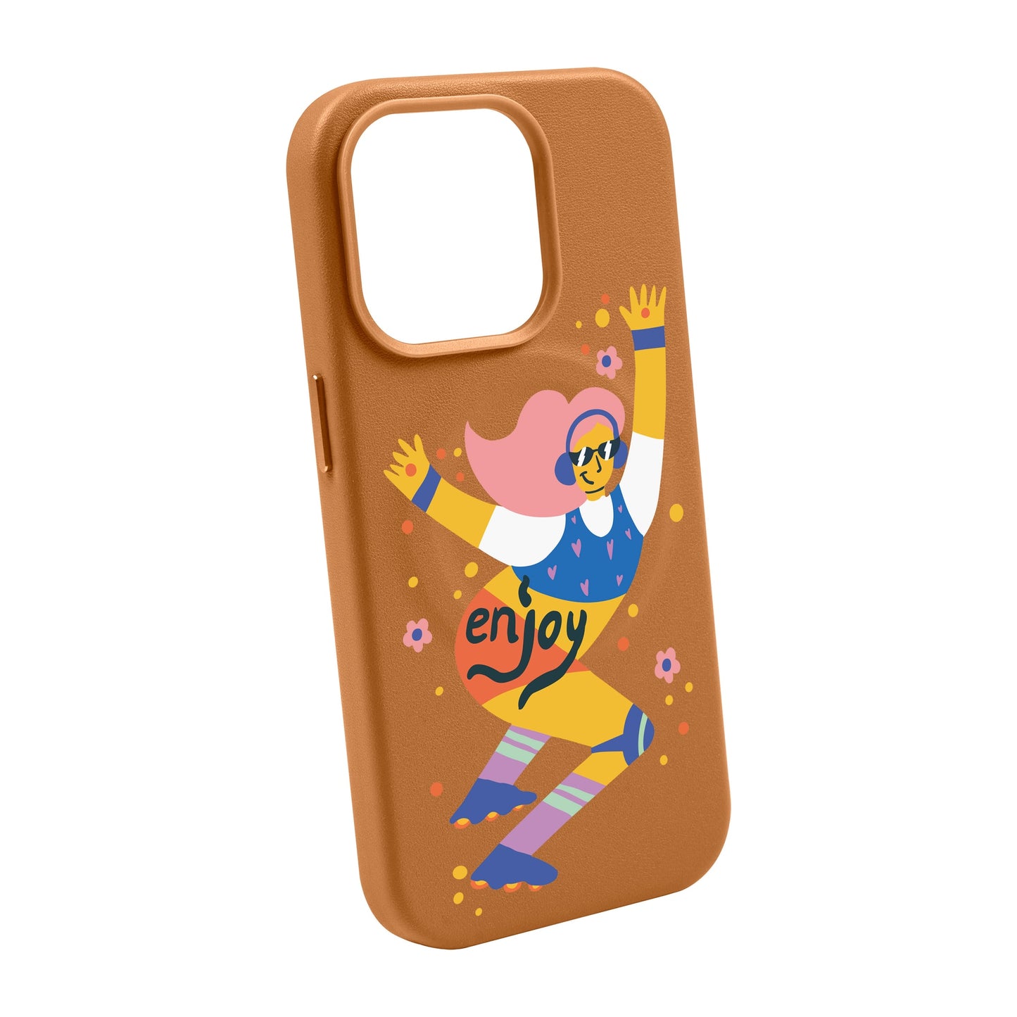 ENJOY-iPhone 14 Plus Leather Kılıf MagSafe Özellikli